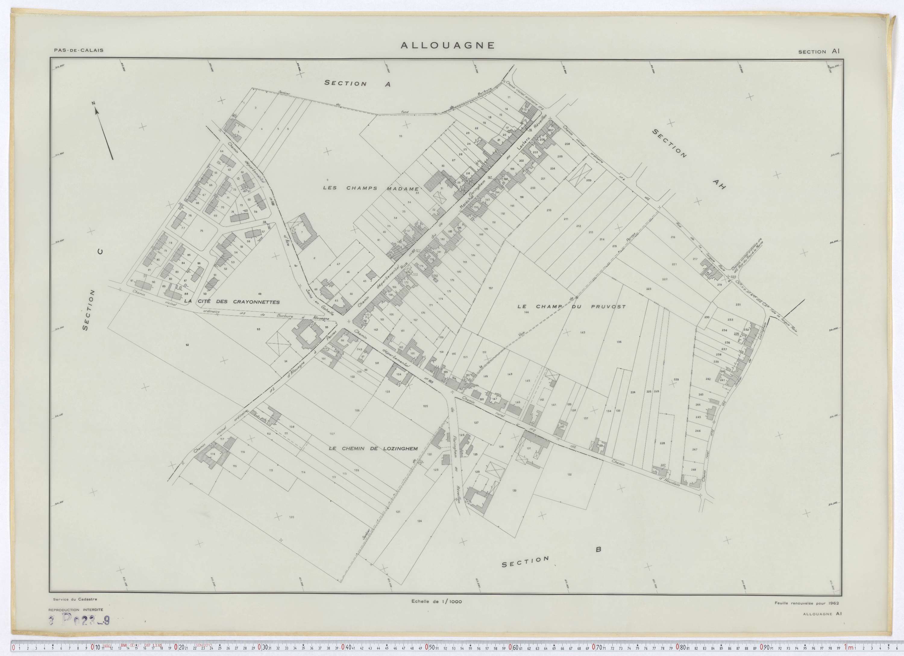 Allouagne - Section AI.