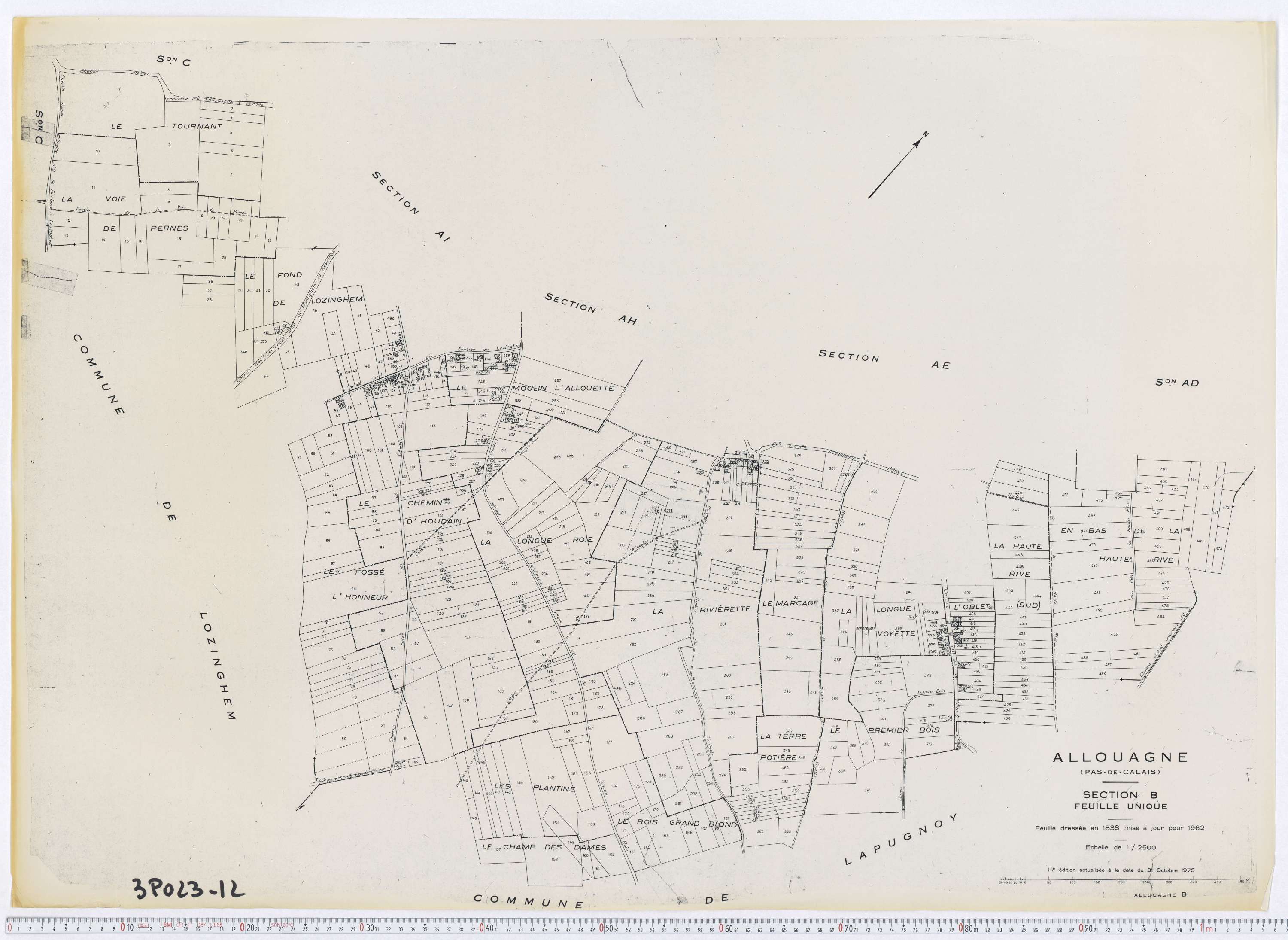 Allouagne - Section B.
