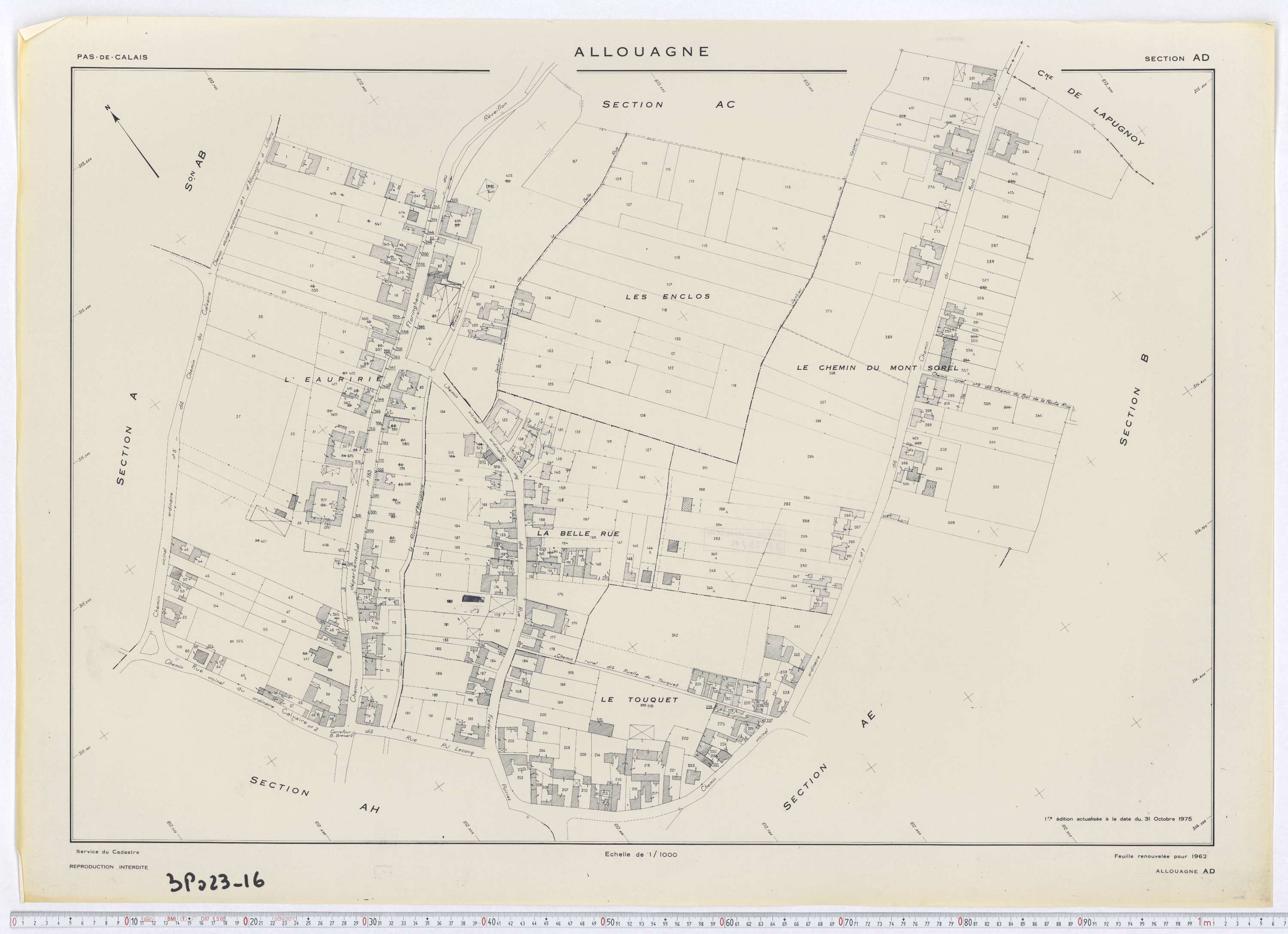 Allouagne - Section AD.