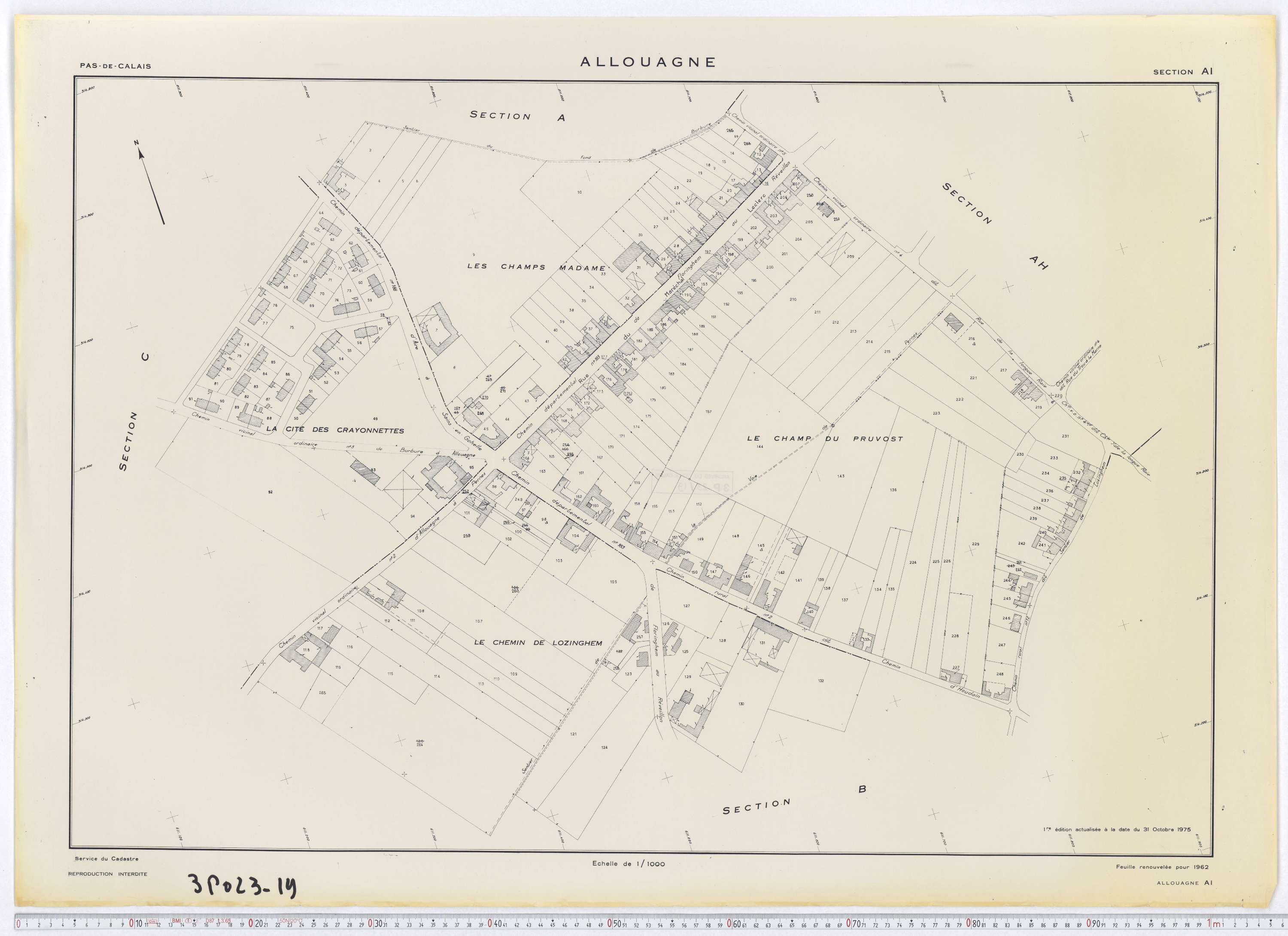 Allouagne - Section AI.