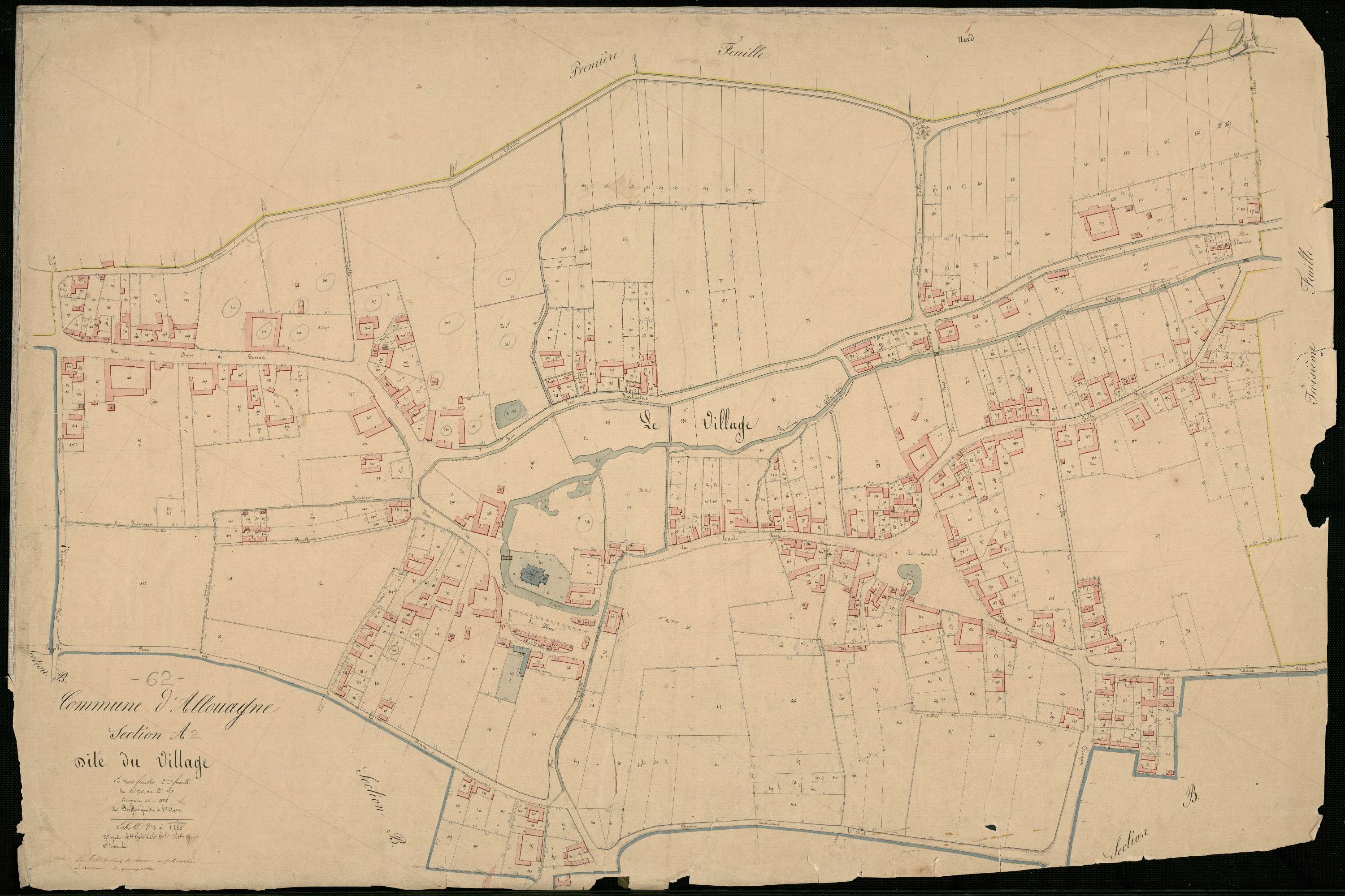Allouagne - Section A, 2e feuille
