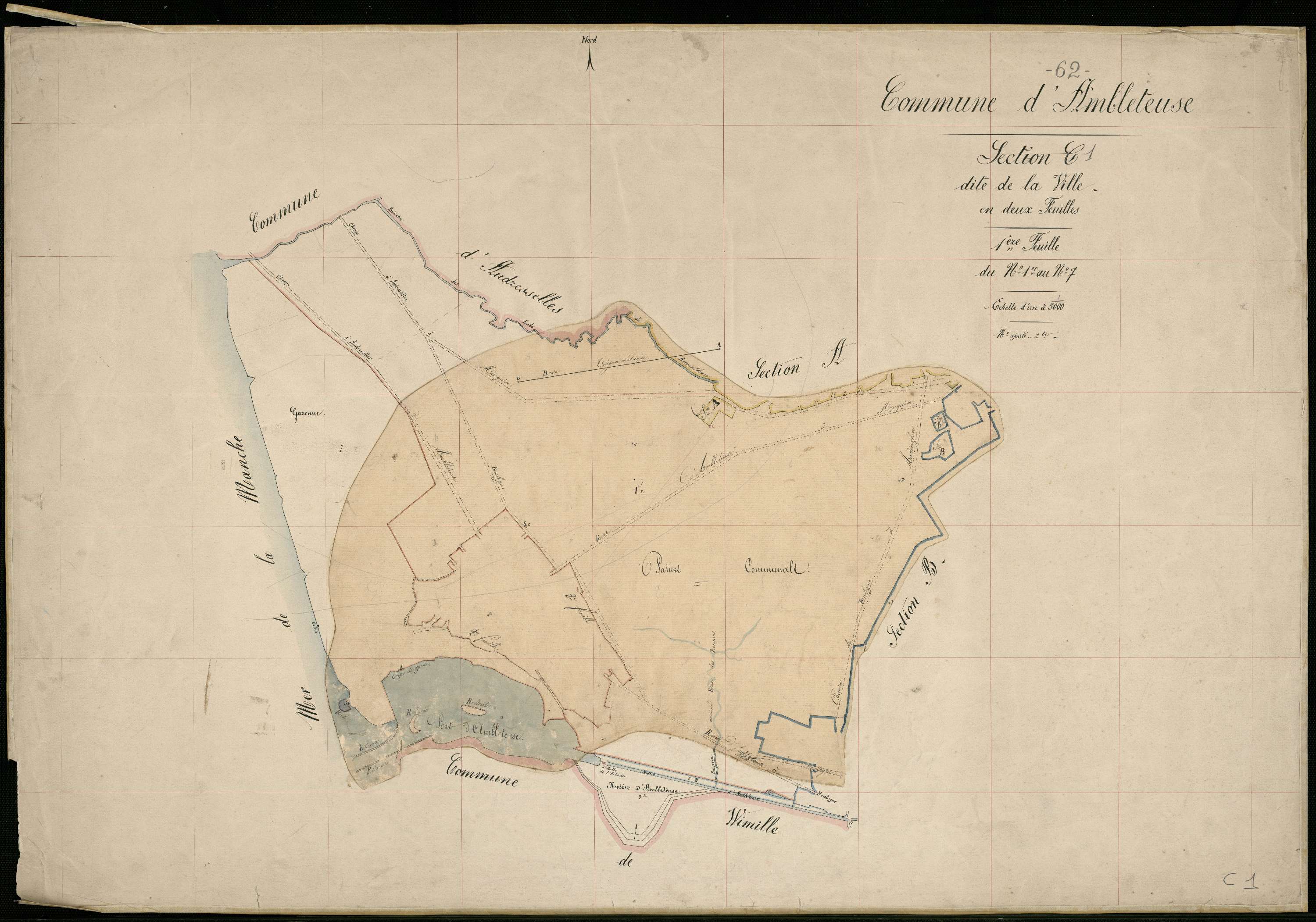 Ambleteuse - Section C, 1re feuille