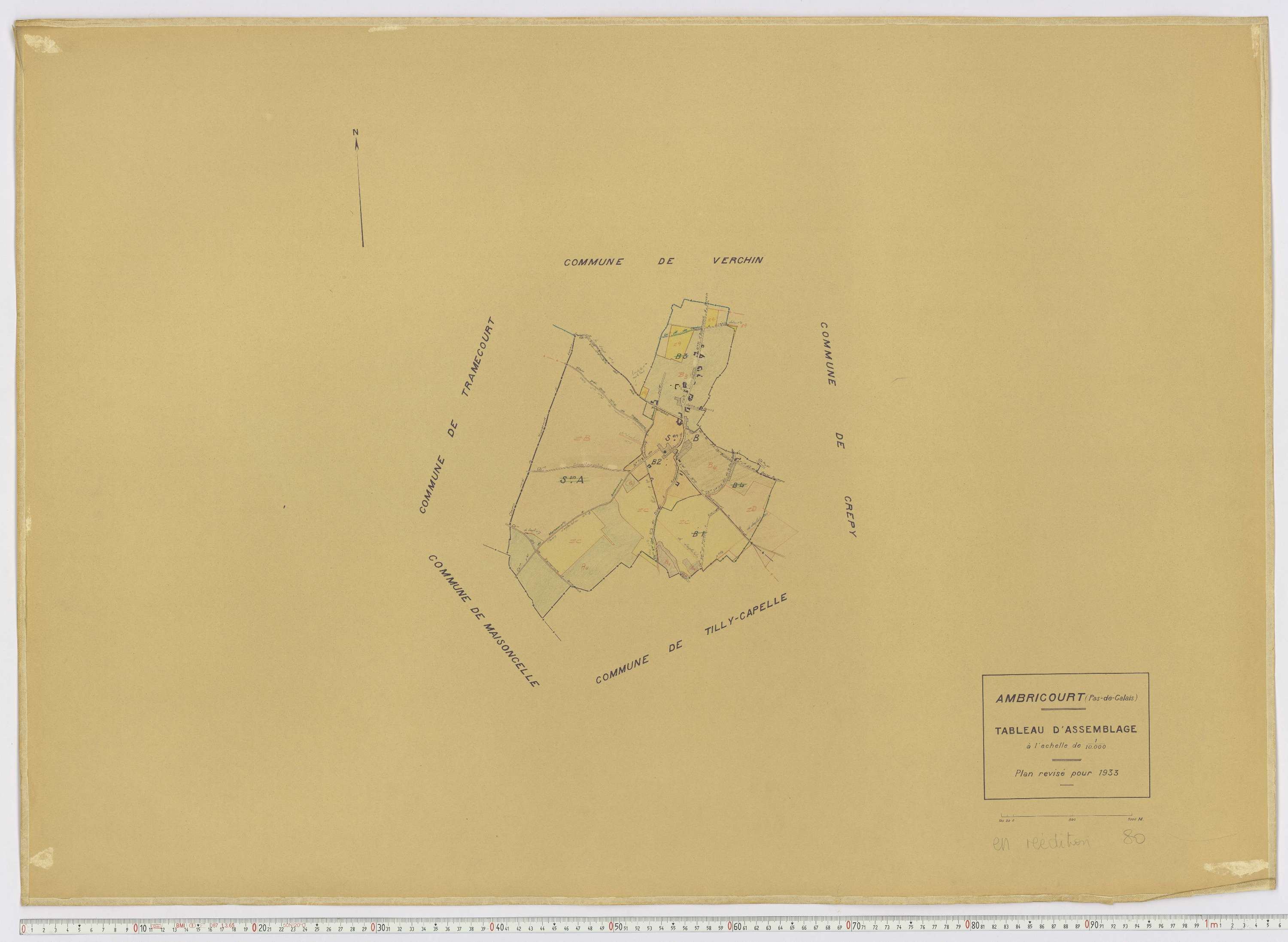 Ambricourt - Tableau d'assemblage.