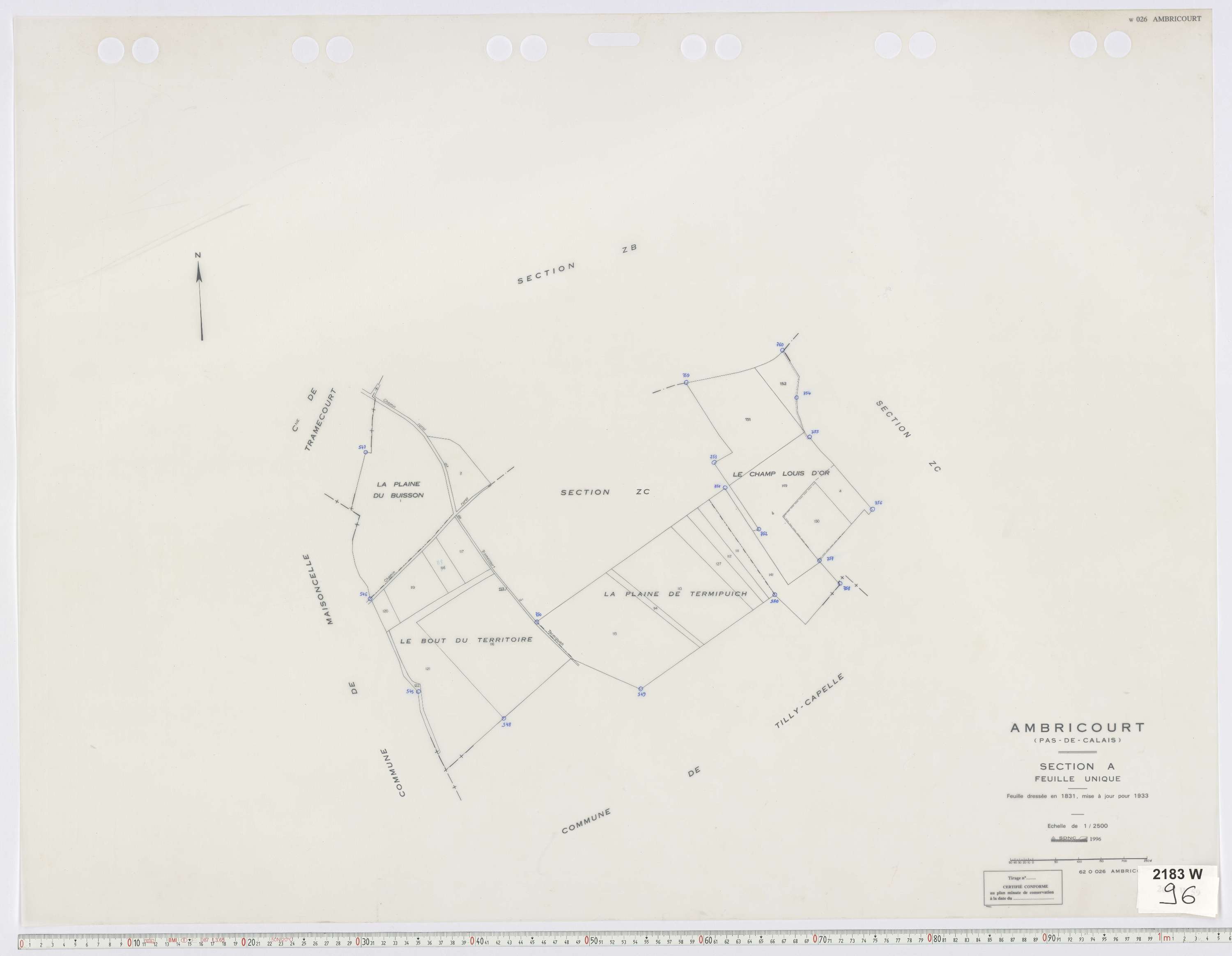 Ambricourt - Section A.