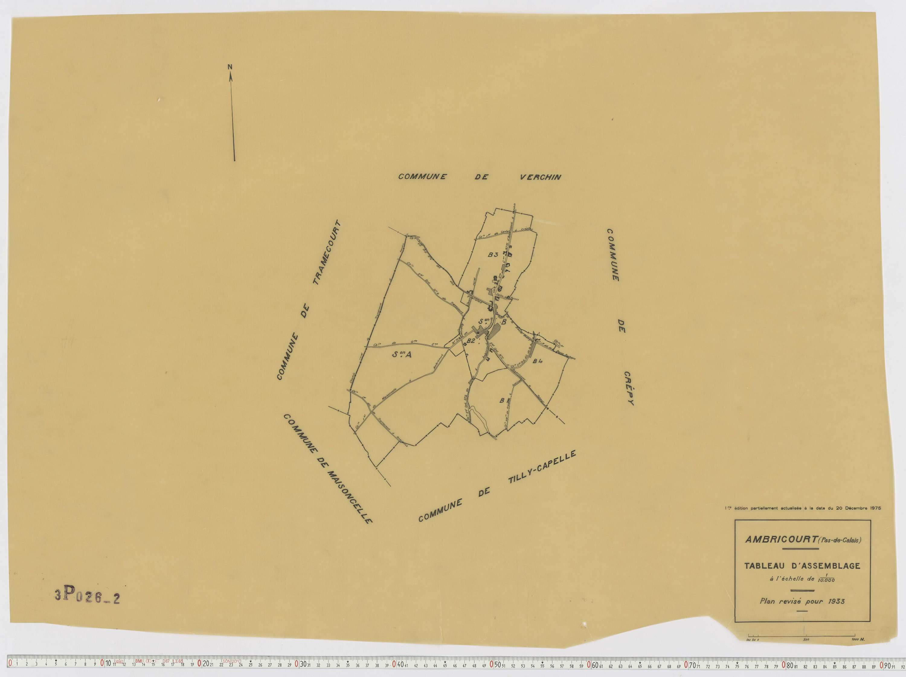 Ambricourt - Tableau d'assemblage.