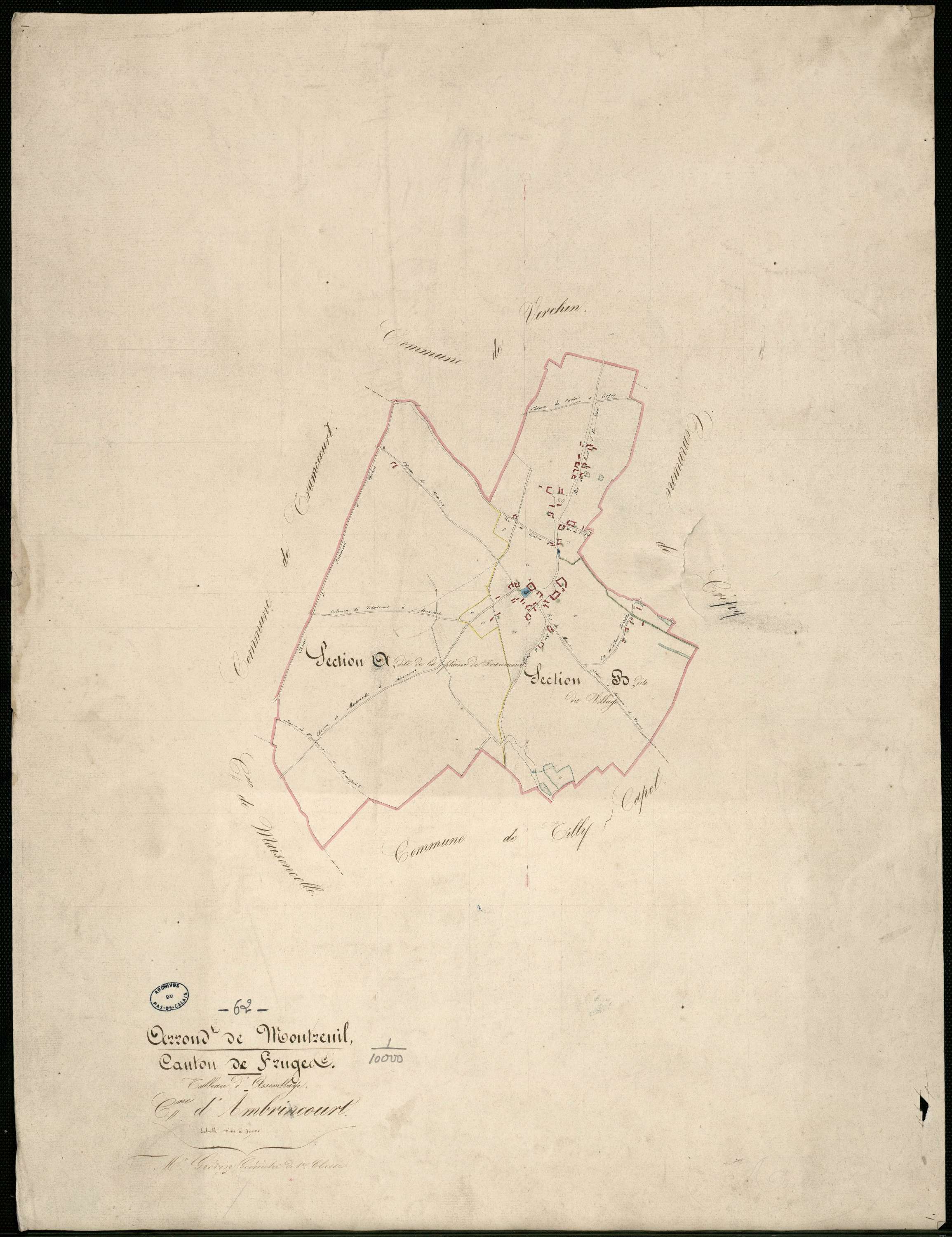 Ambricourt - Tableau d'assemblage