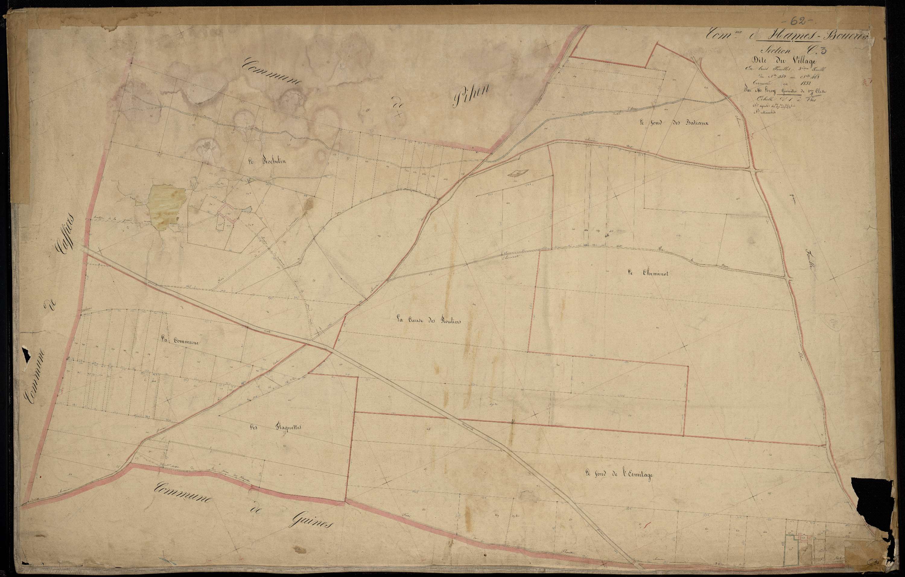 Ames - Section C, 3e feuille