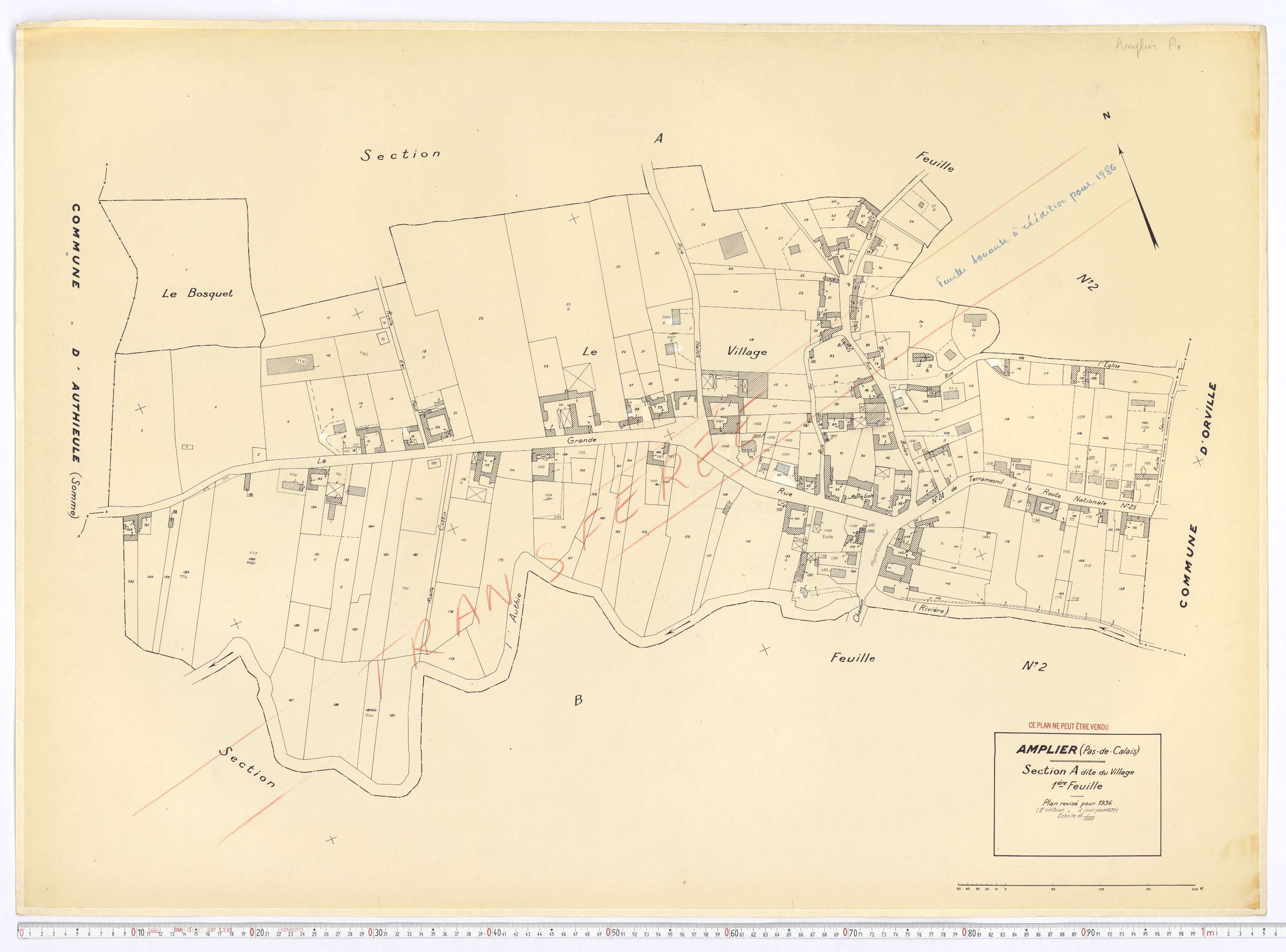 Amplier - Section A, feuille 1.