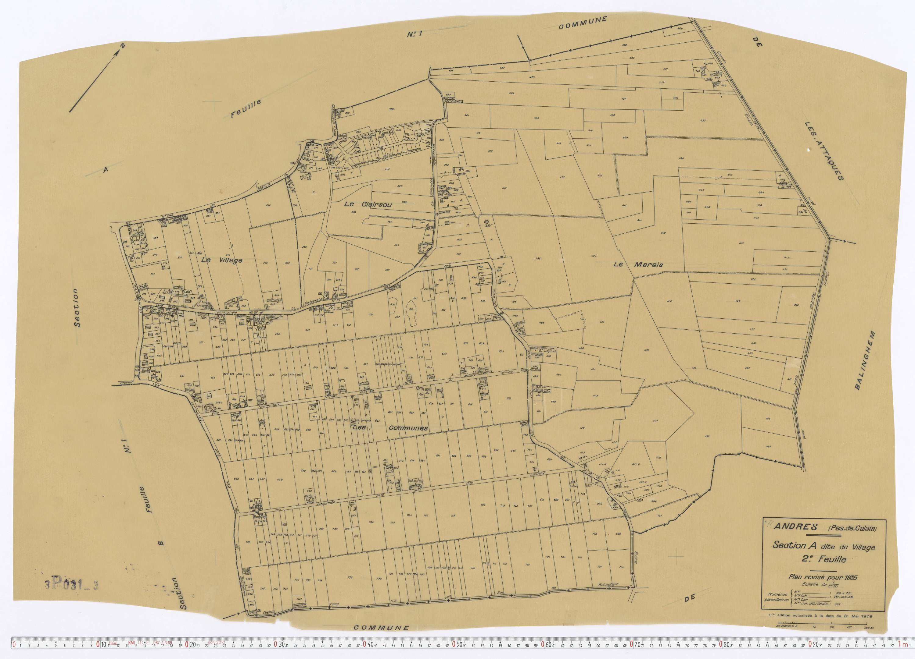 Andres - Section A, feuille 2.