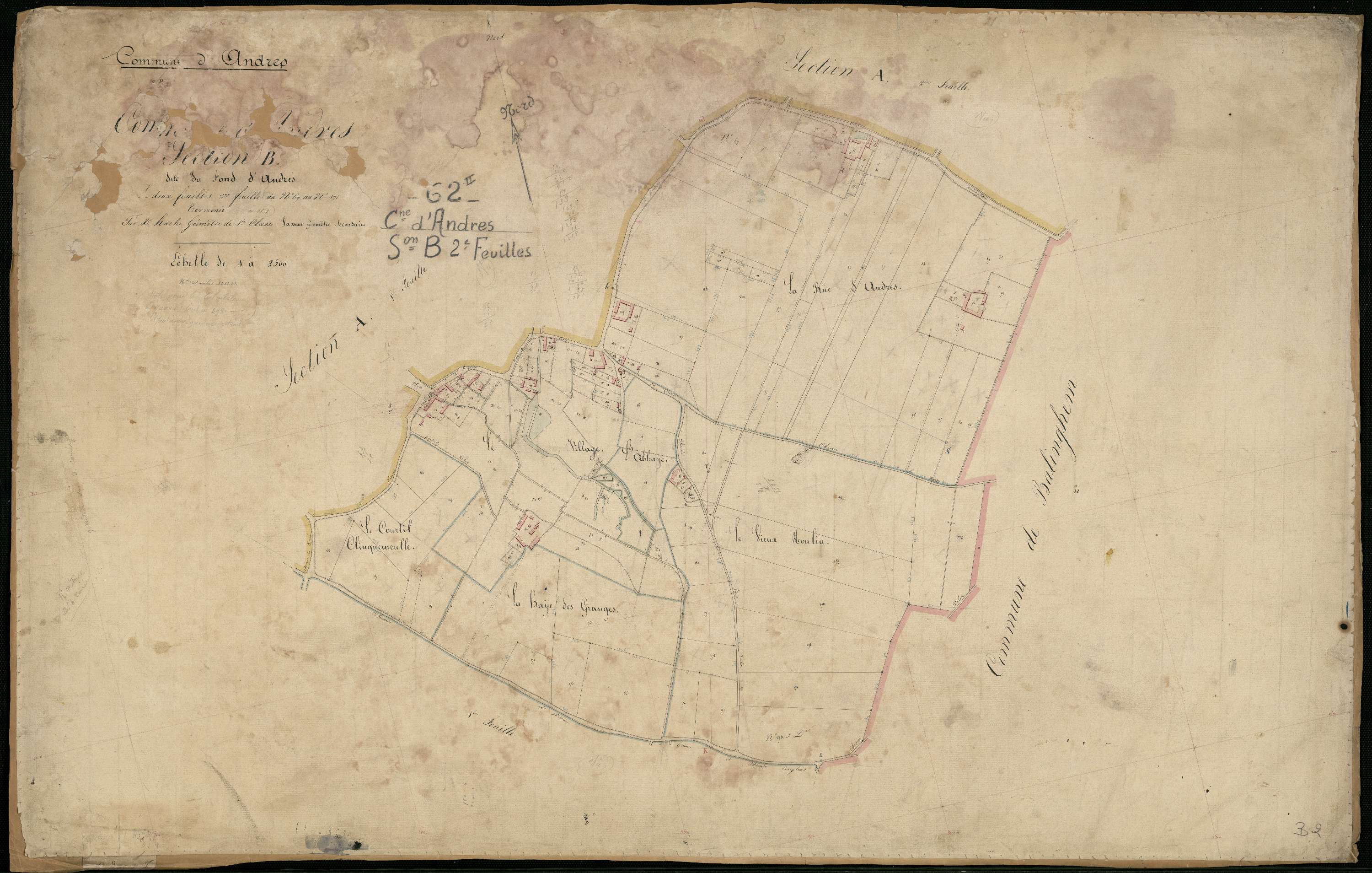 Andres - Section B, 2e feuille