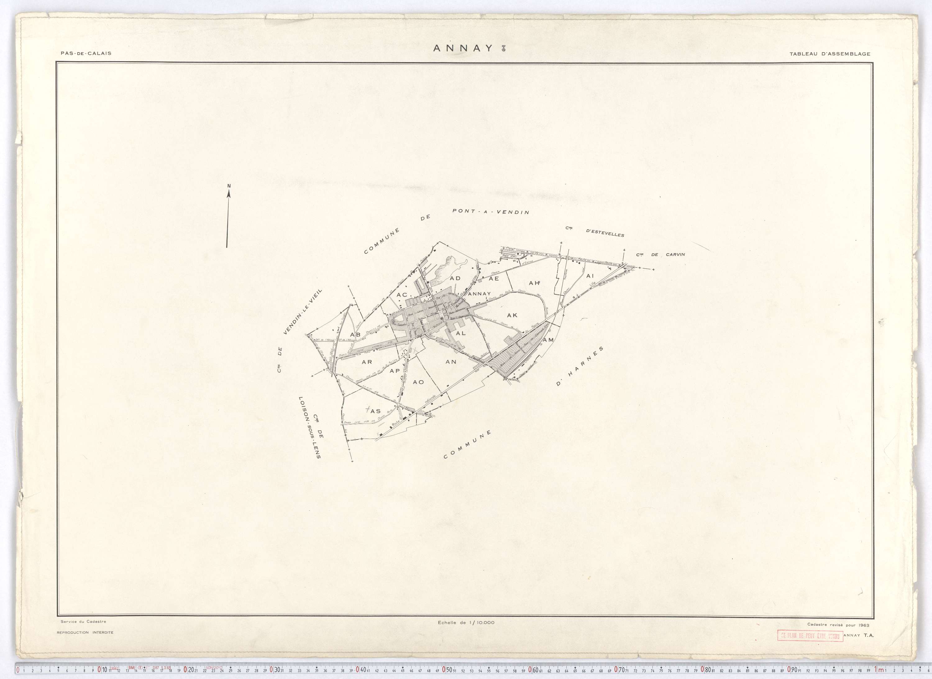 Annay - Tableau d'assemblage.