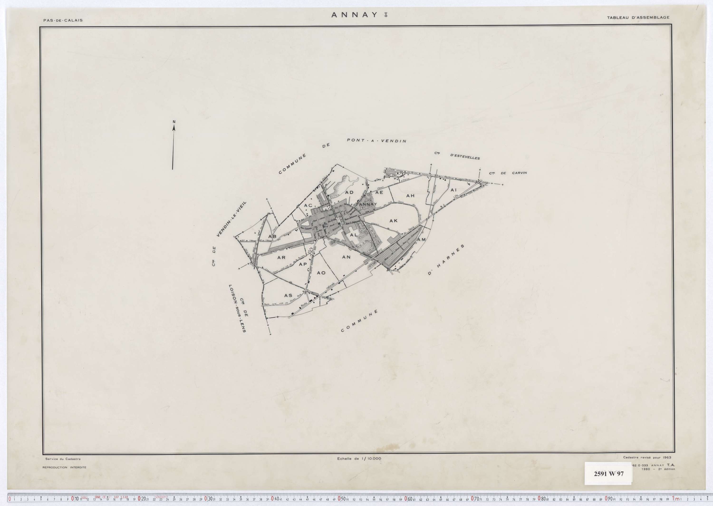 Annay - Tableau d'assemblage.