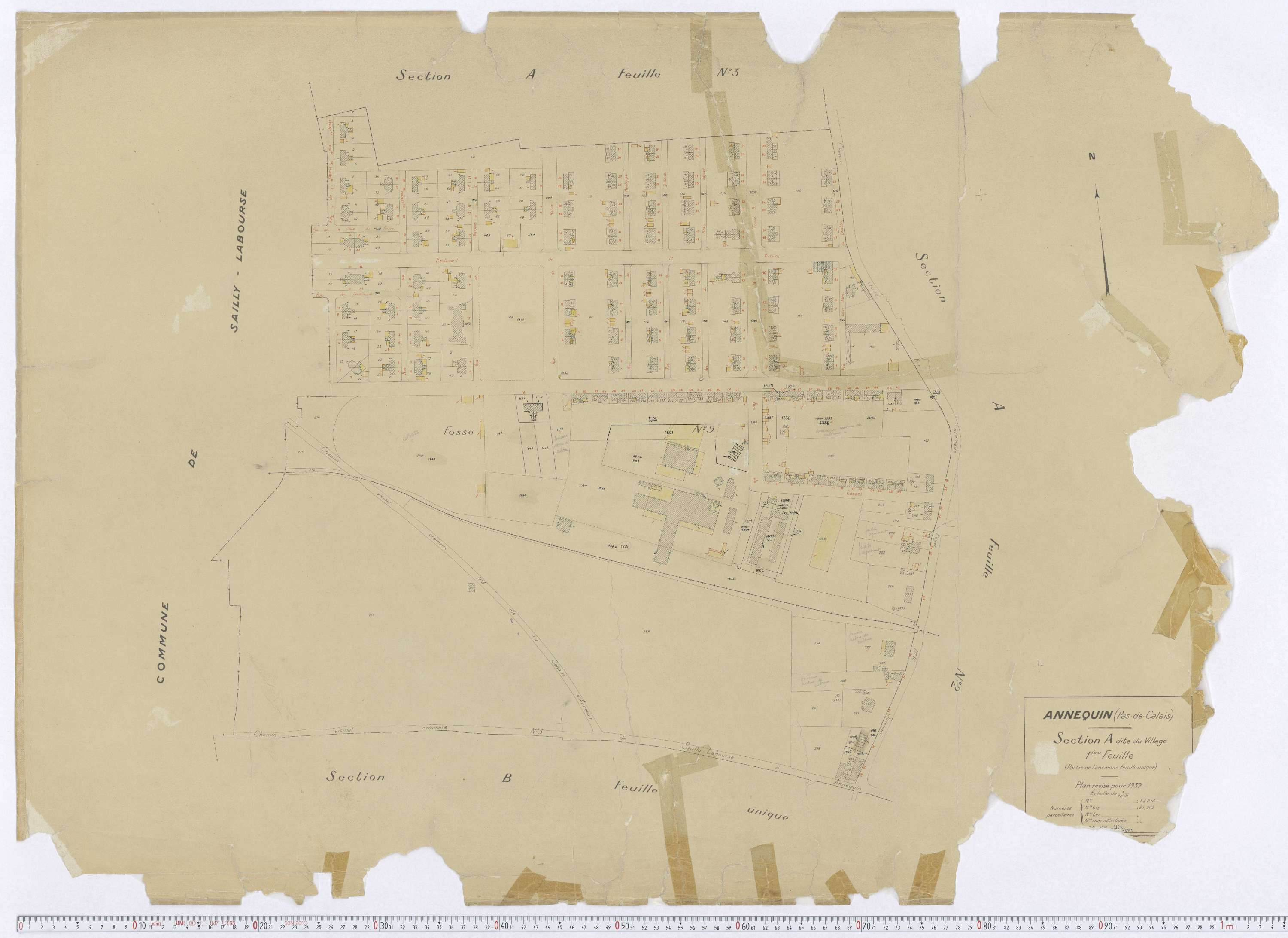 Annequin - Section A, feuille 1.