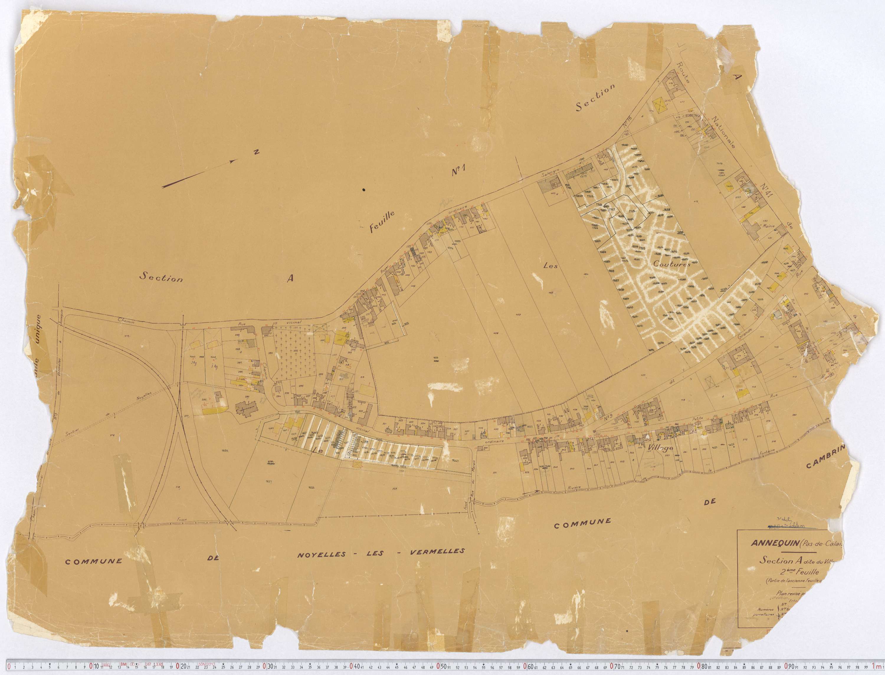 Annequin - Section A, feuille 2.