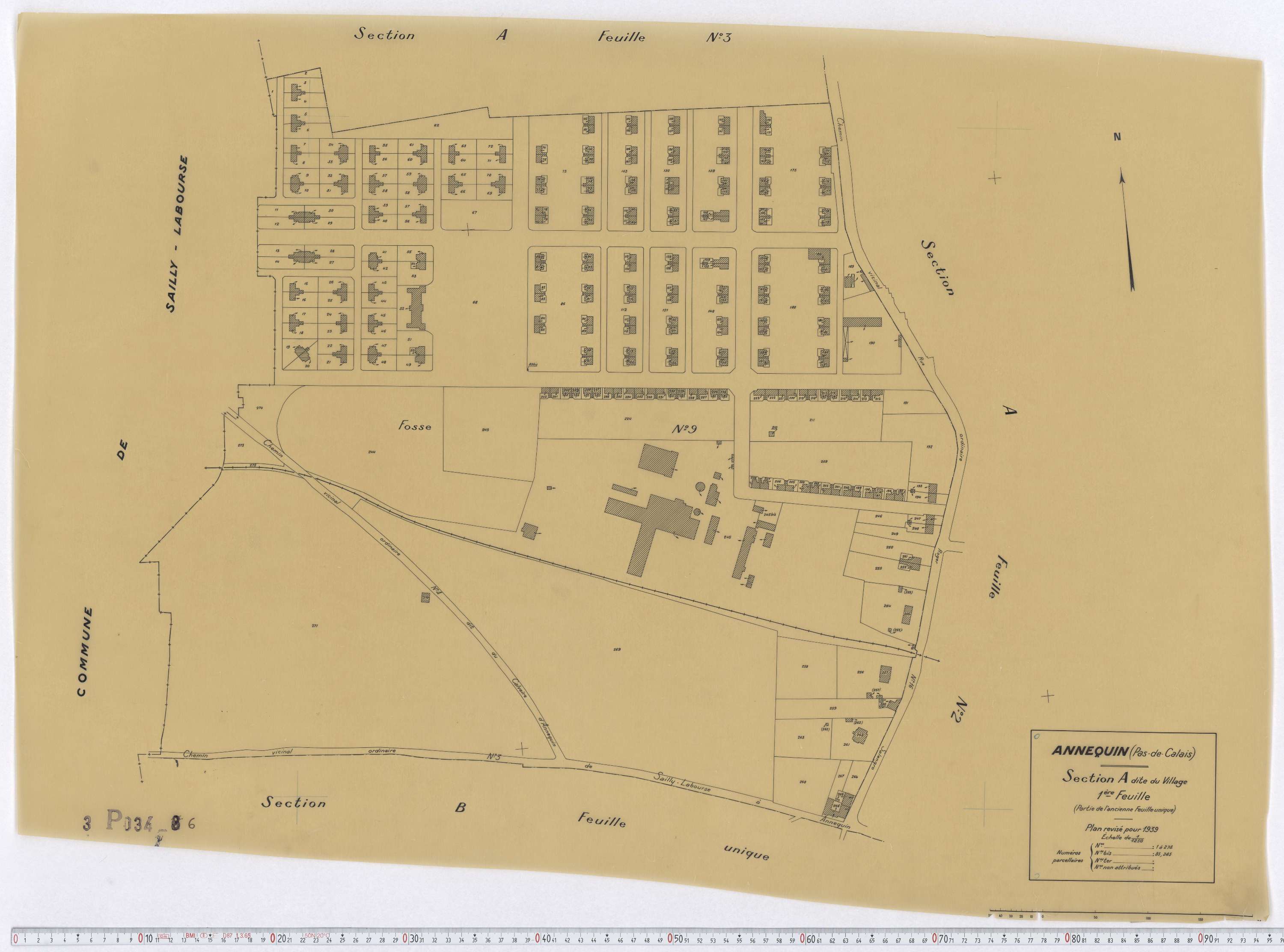 Annequin - Section A, feuille 1.