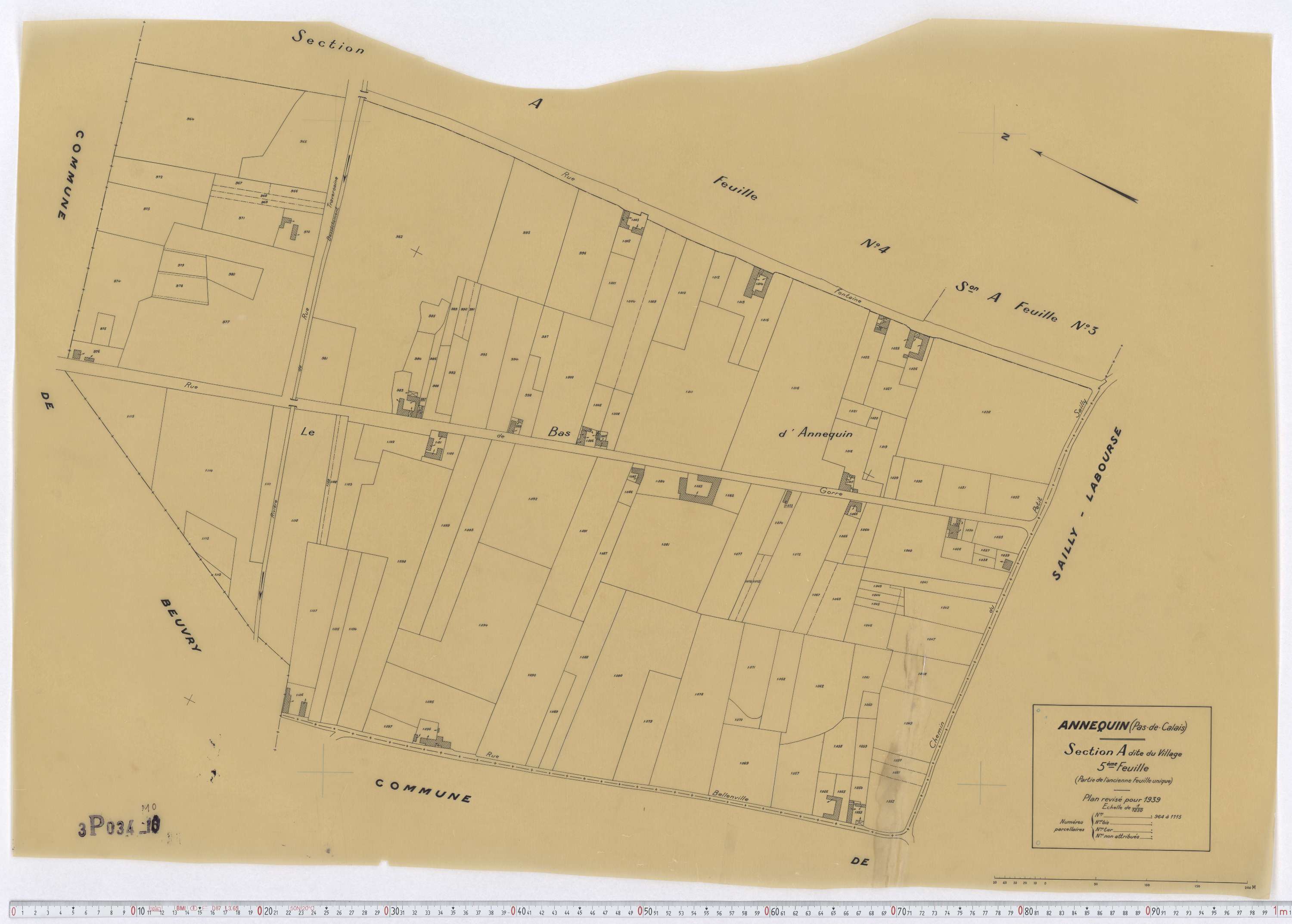 Annequin - Section A, feuille 5.