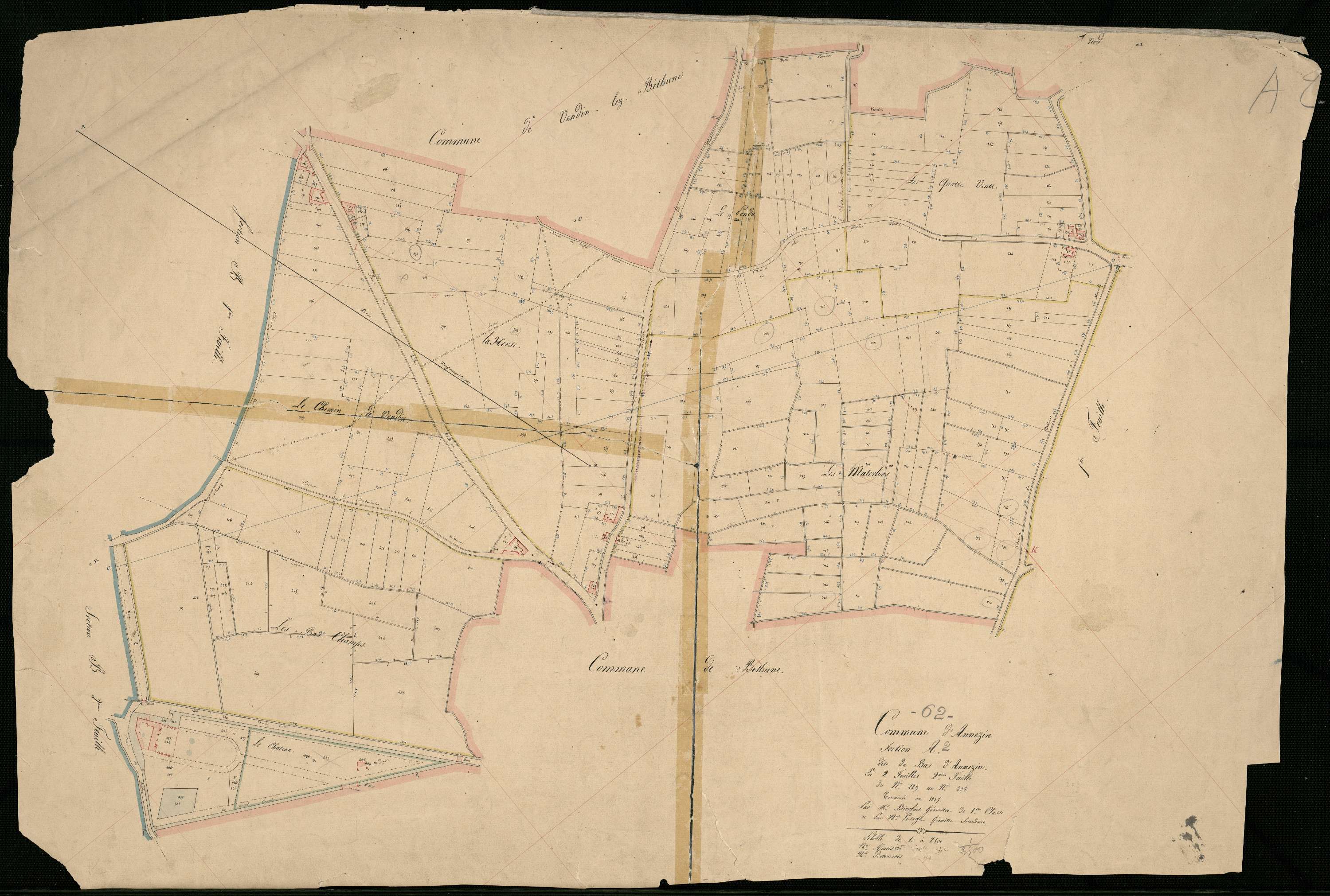 Annezin - Section A, 2e feuille