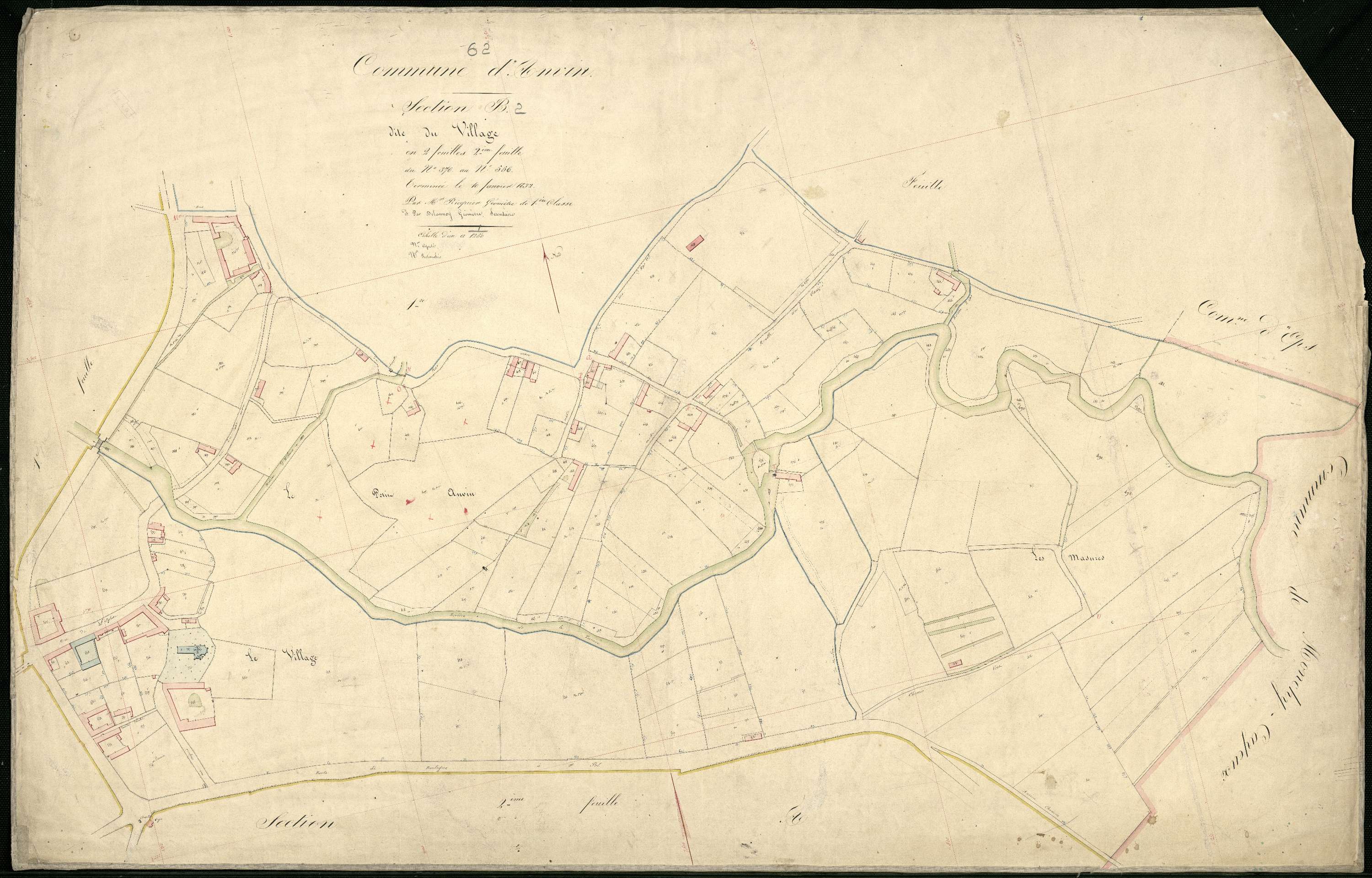 Anvin - Section B, 2e feuille