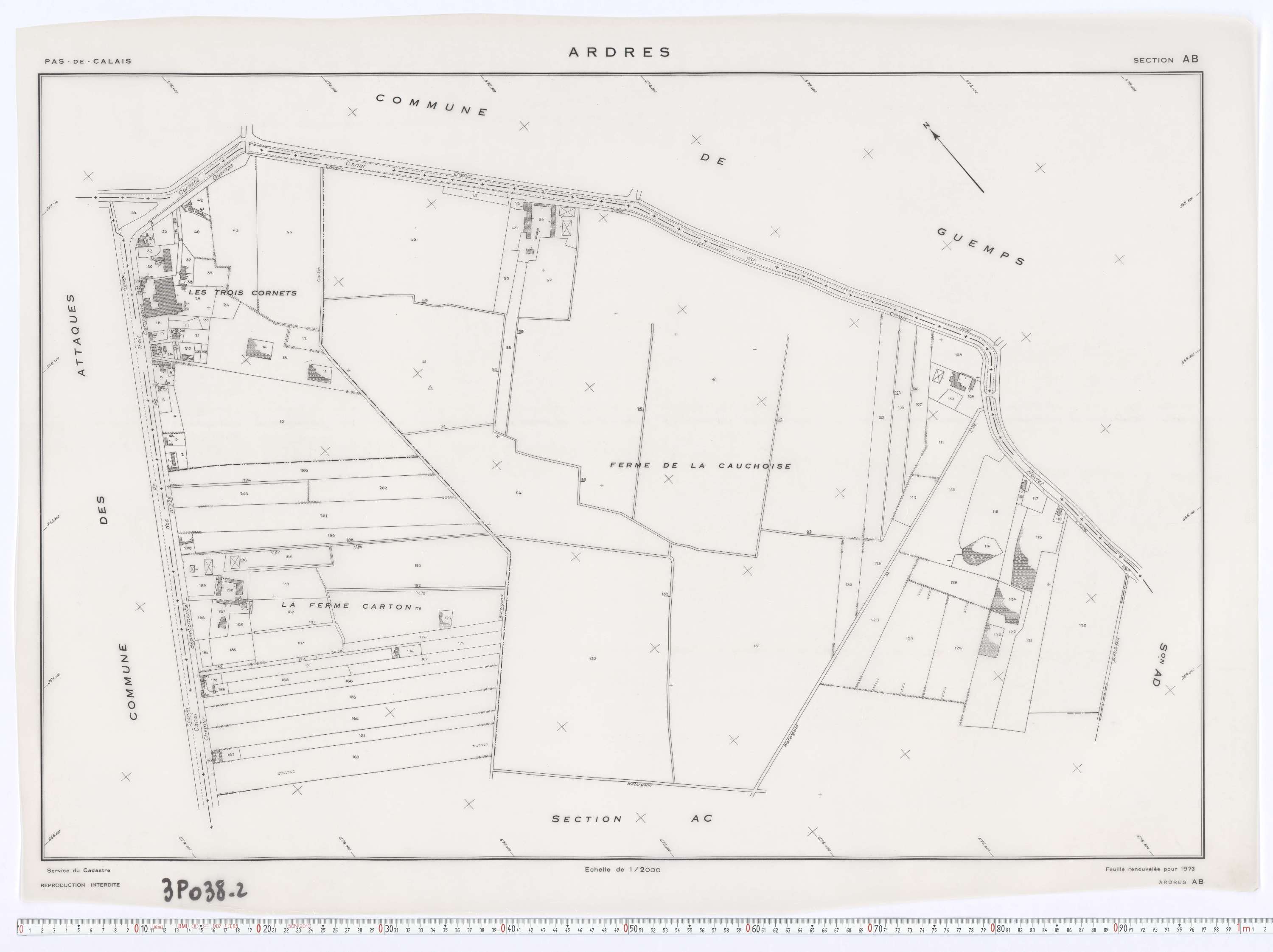 Ardres - Section AB.