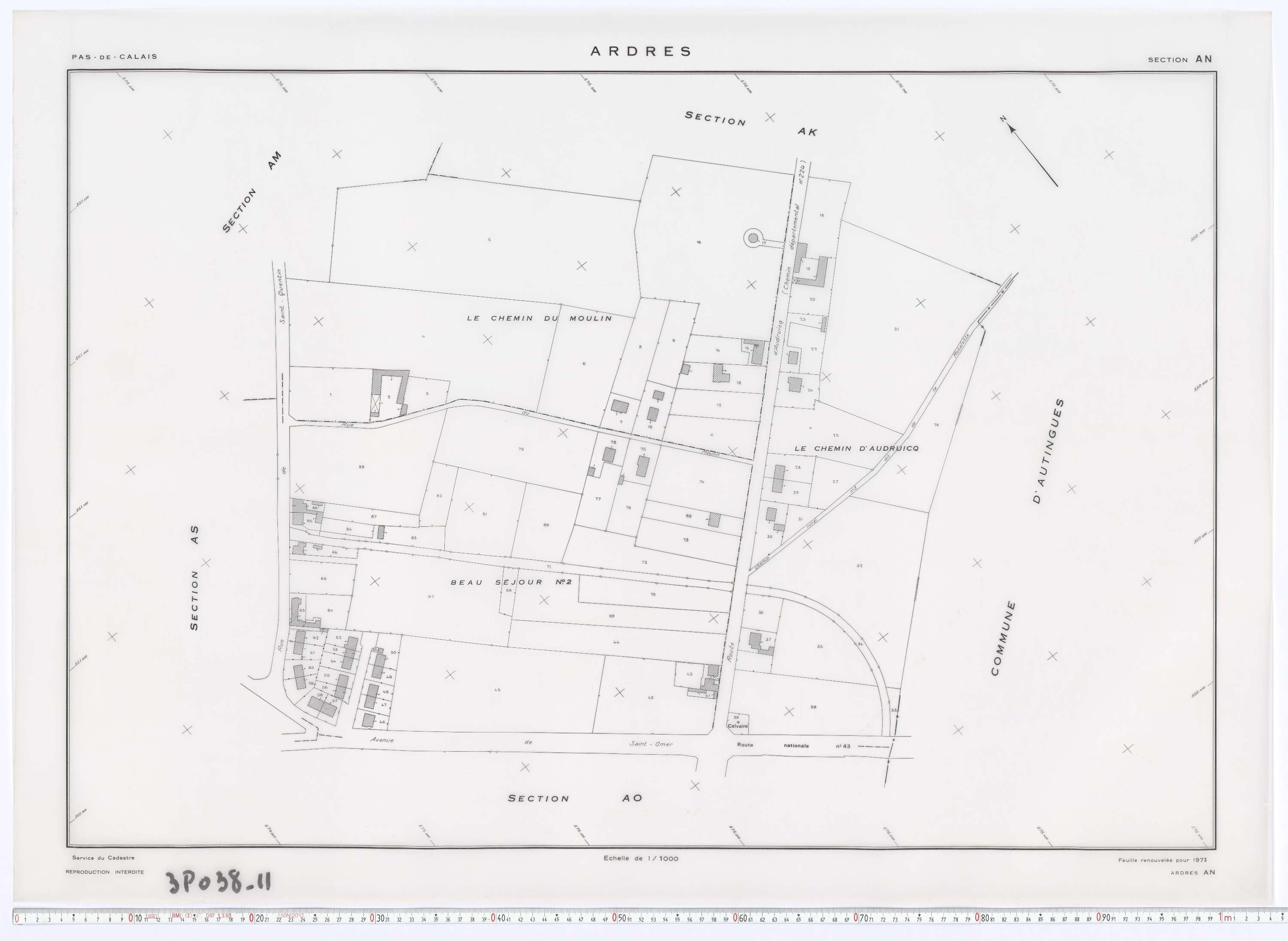 Ardres - Section AN.