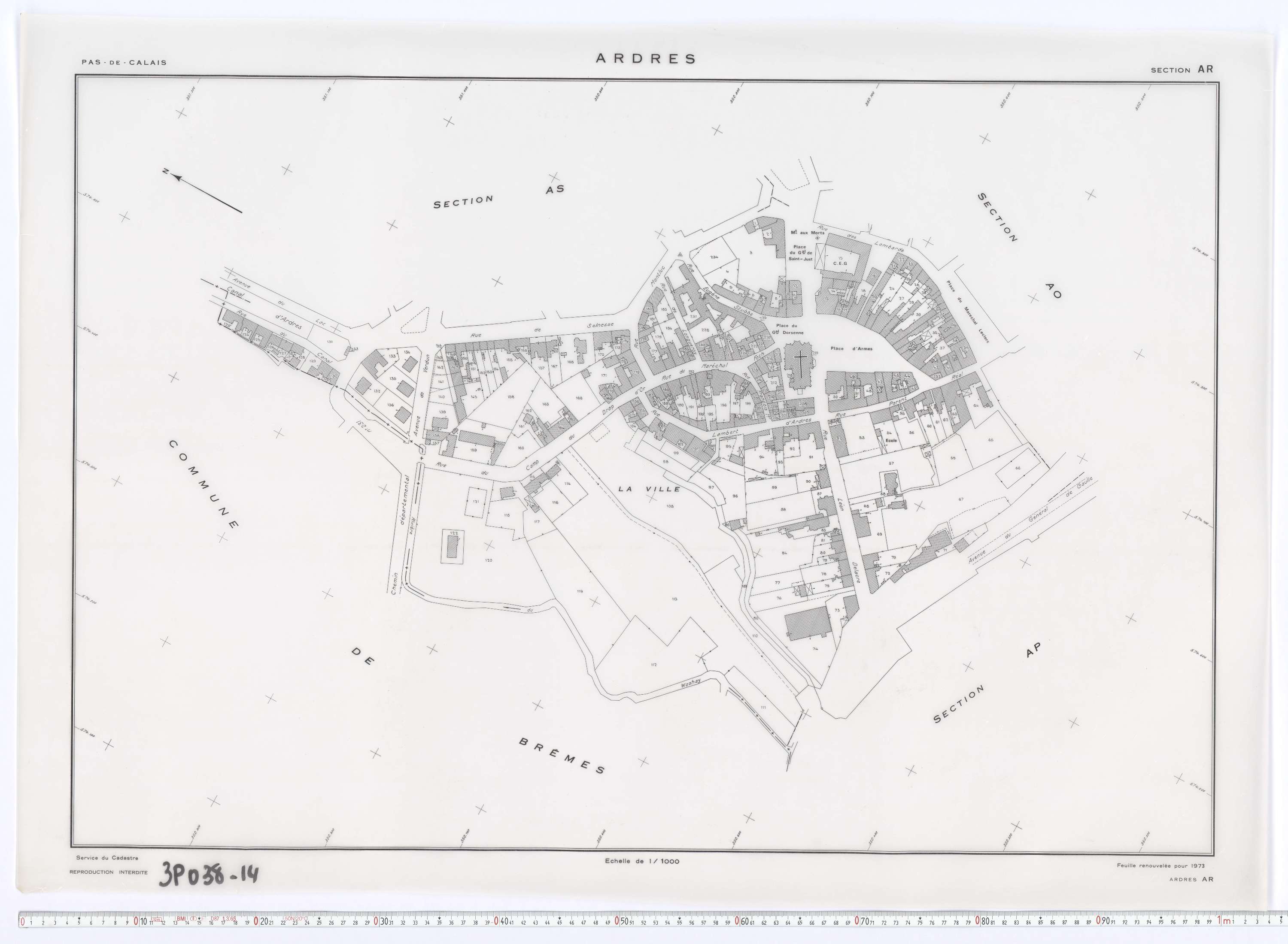 Ardres - Section AR.
