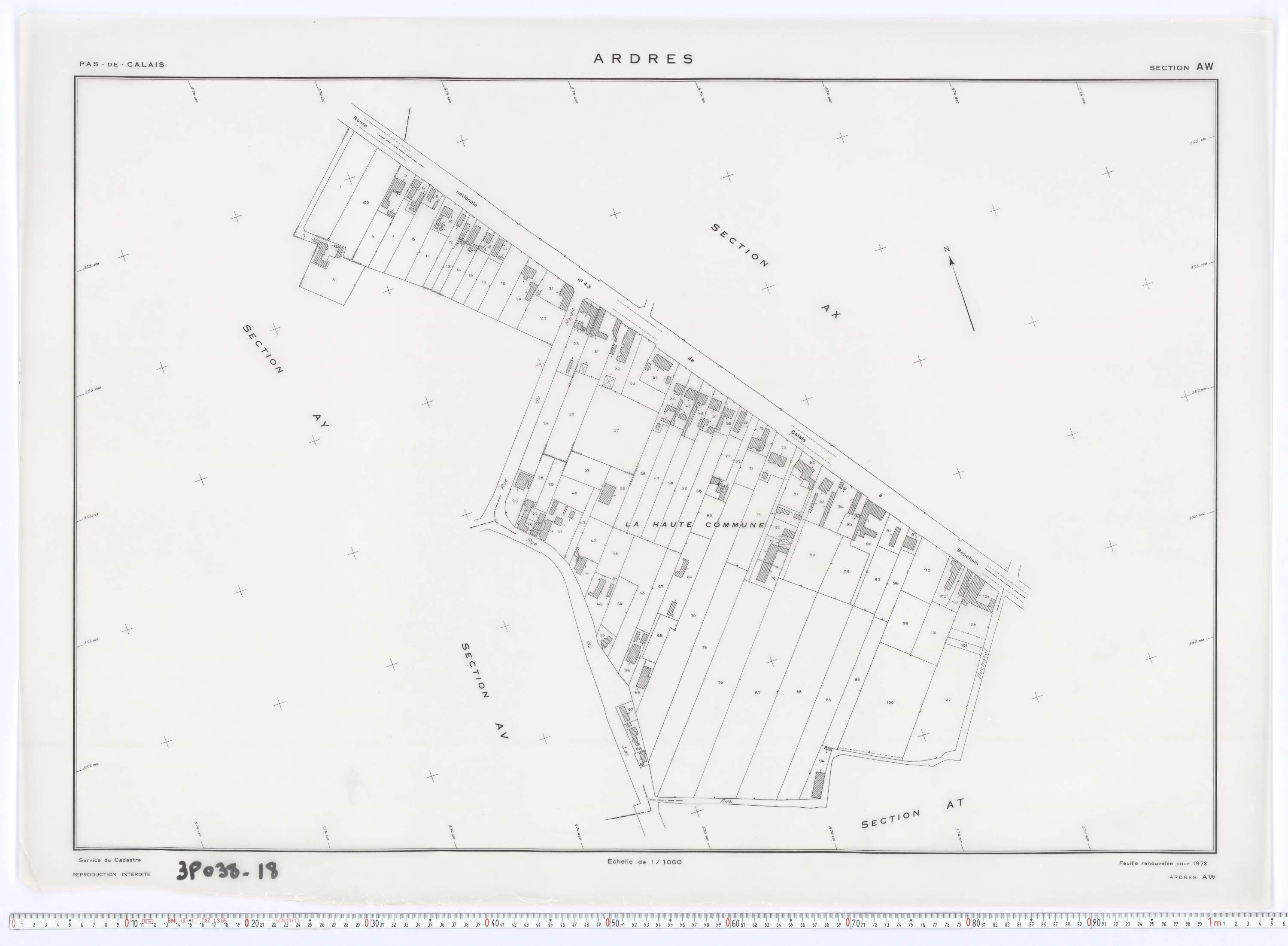 Ardres - Section AW.