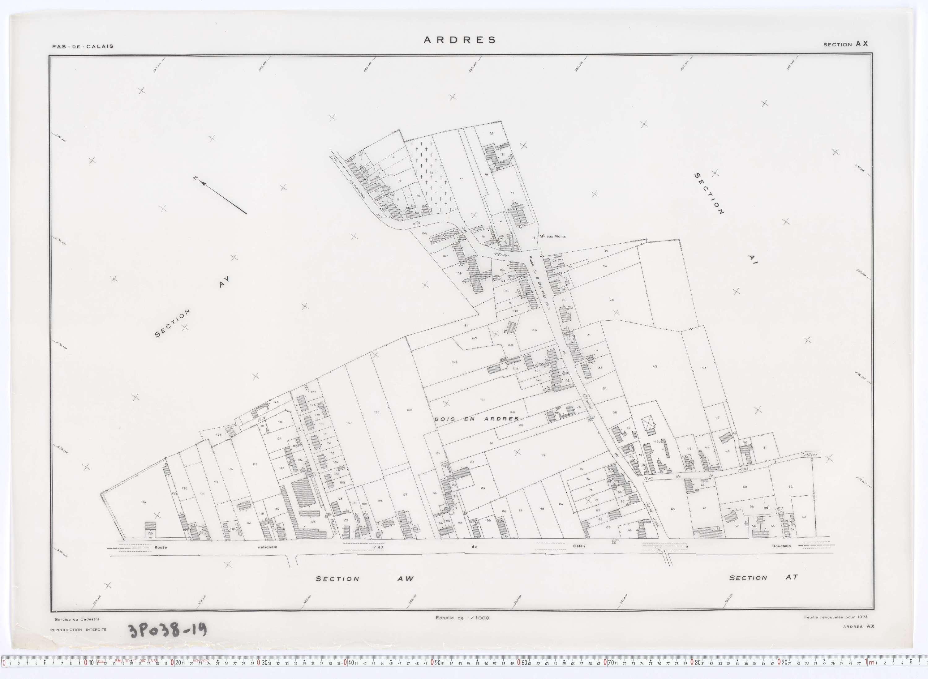 Ardres - Section AX.