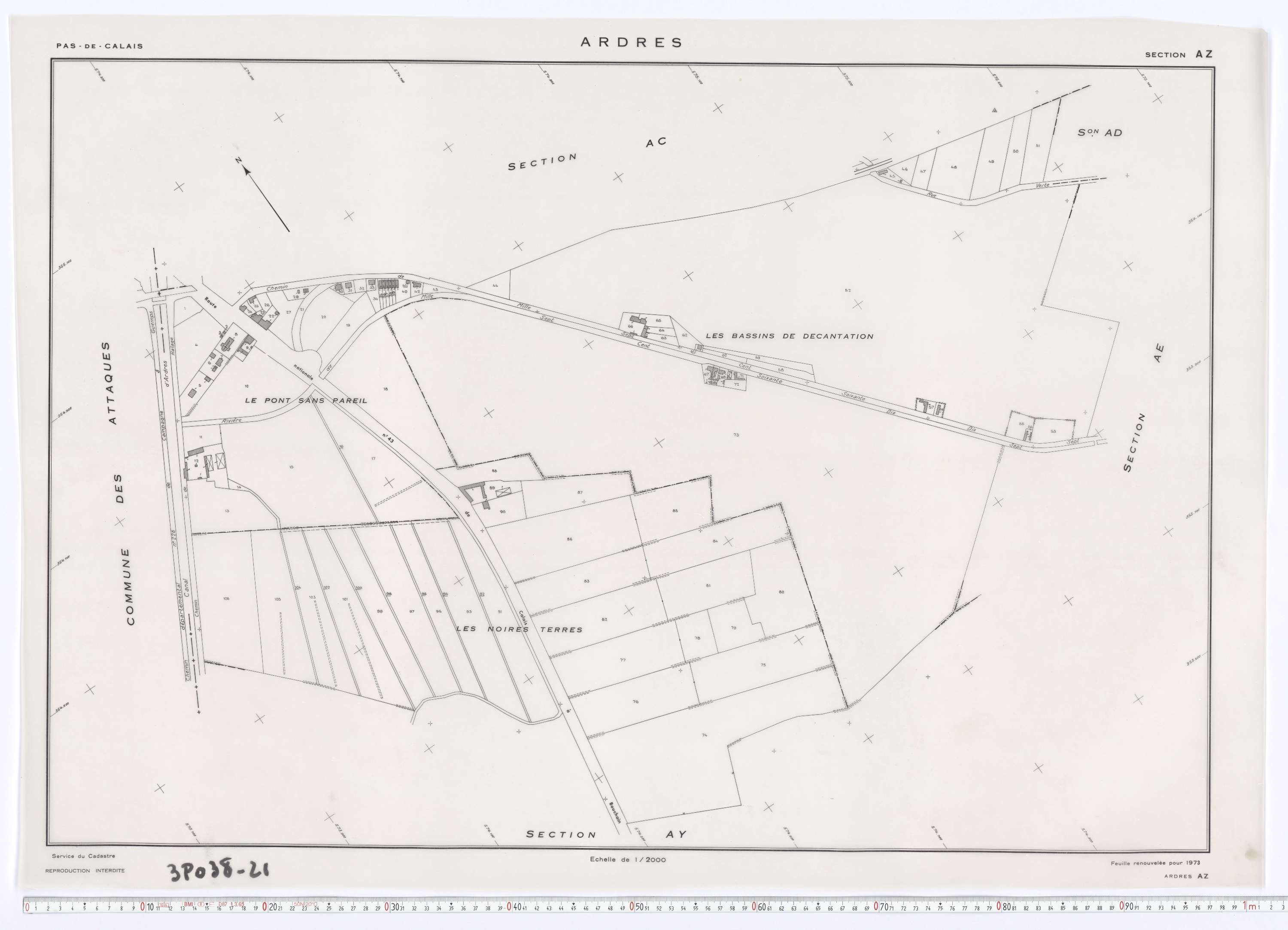 Ardres - Section AZ.