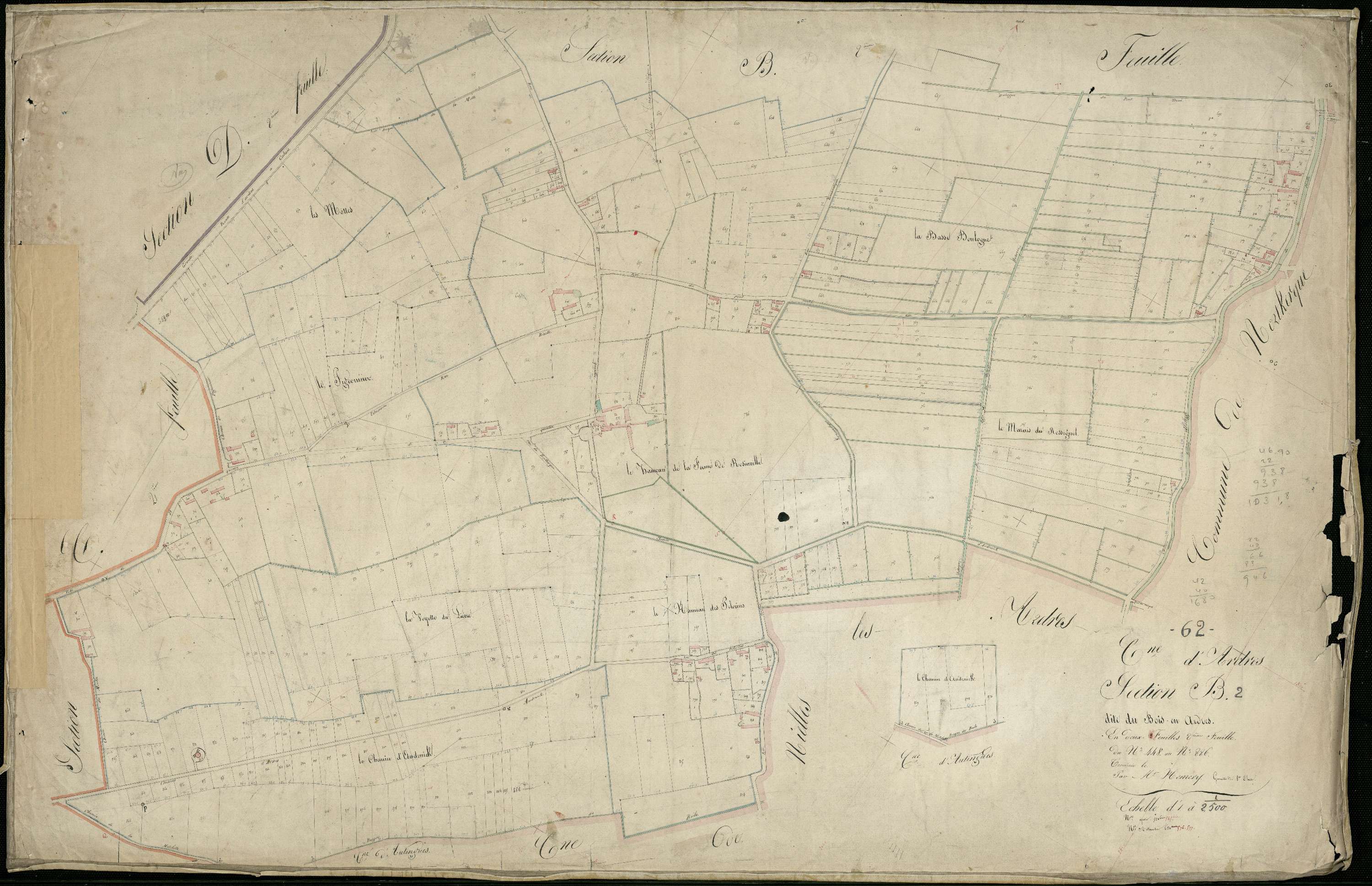 Ardres - Section B, 2e feuille