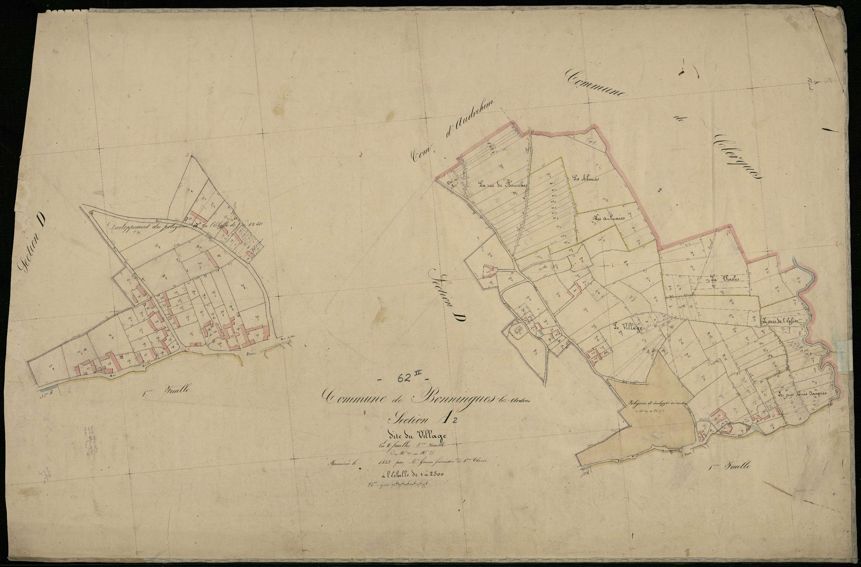 Ardres - Section A, 2e feuille