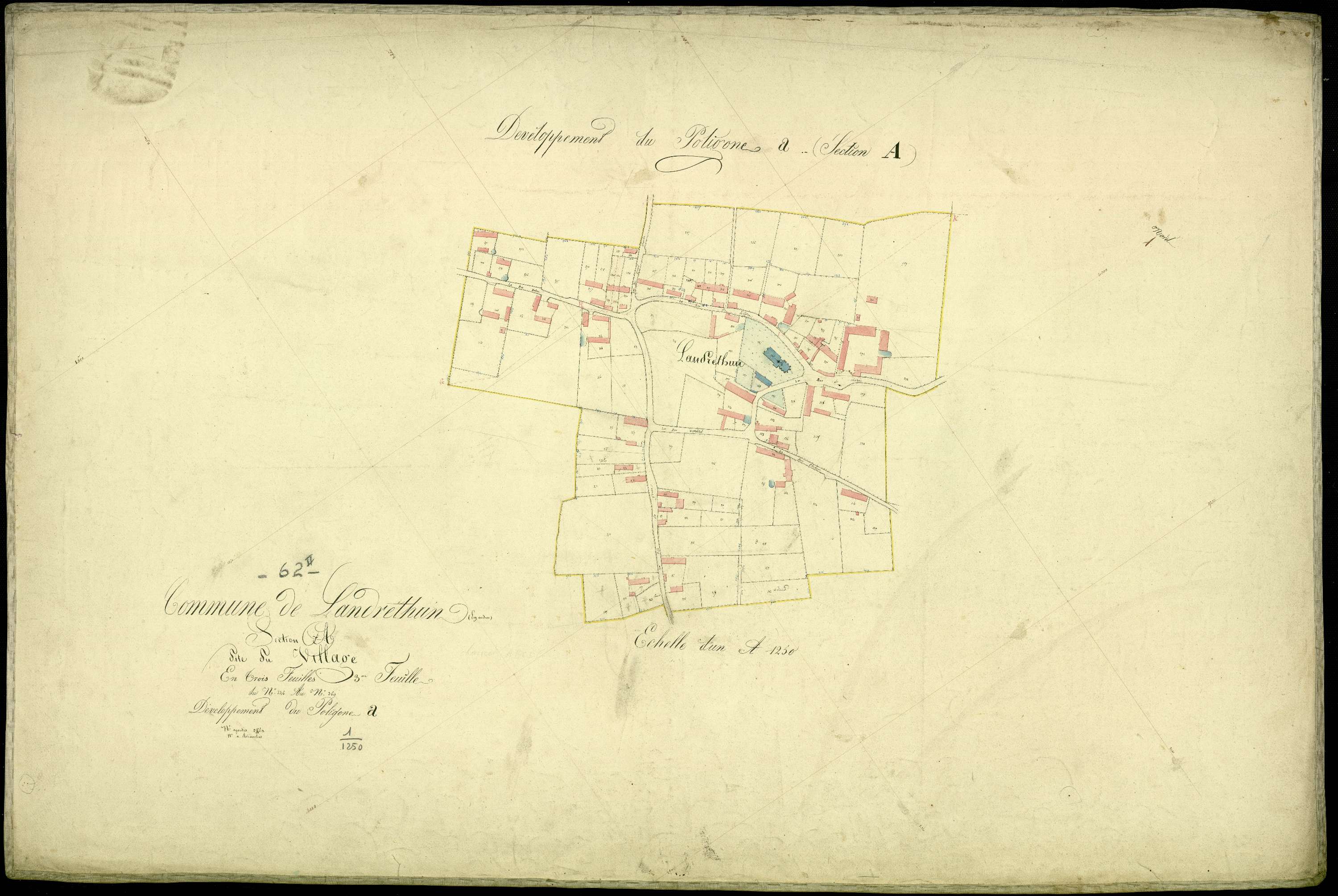 Ardres - Section A, 3e feuille