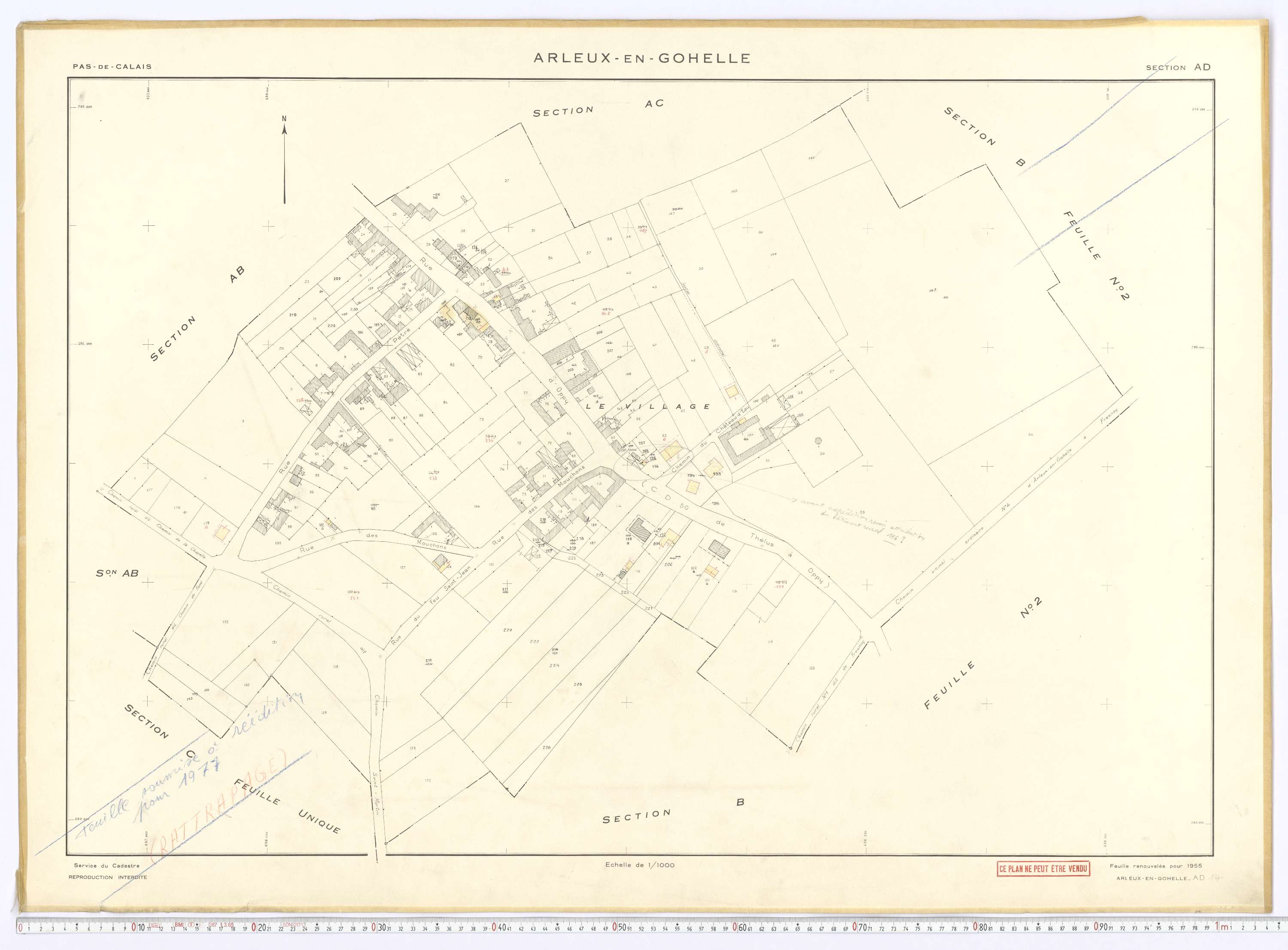 Arleux-en-Gohelle - Section AD.