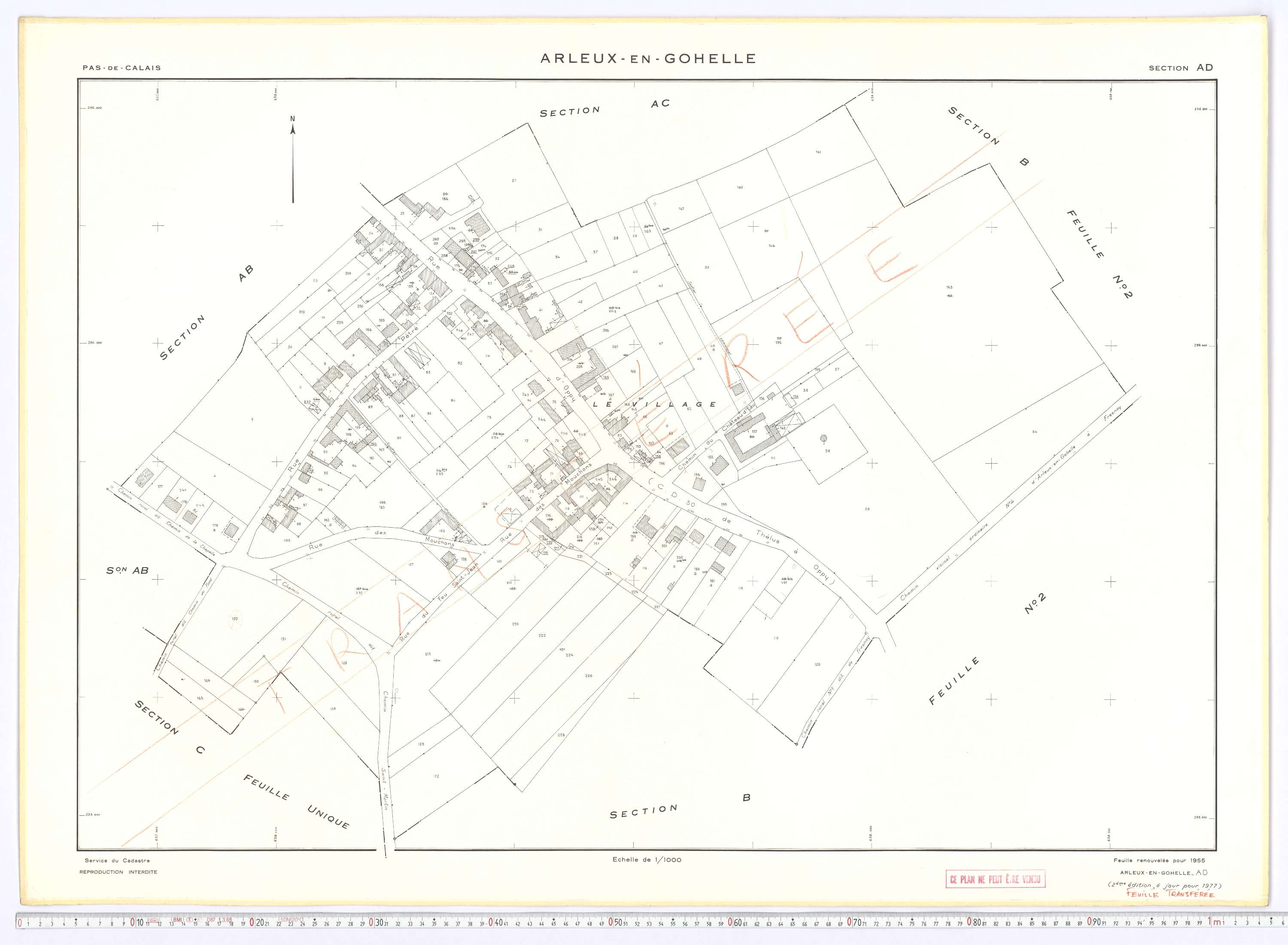 Arleux-en-Gohelle - Section AD.
