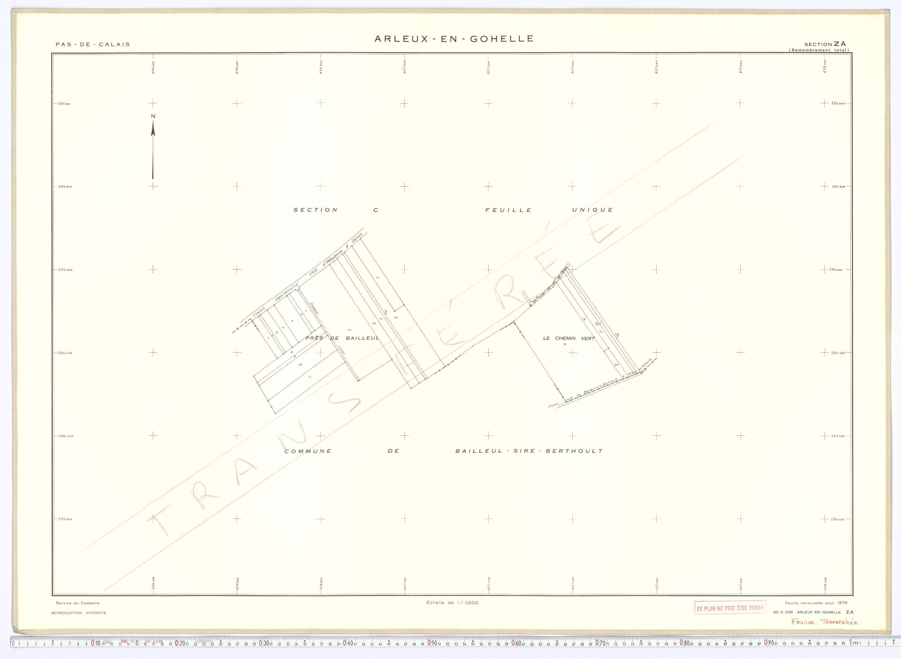 Arleux-en-Gohelle - Section ZA.