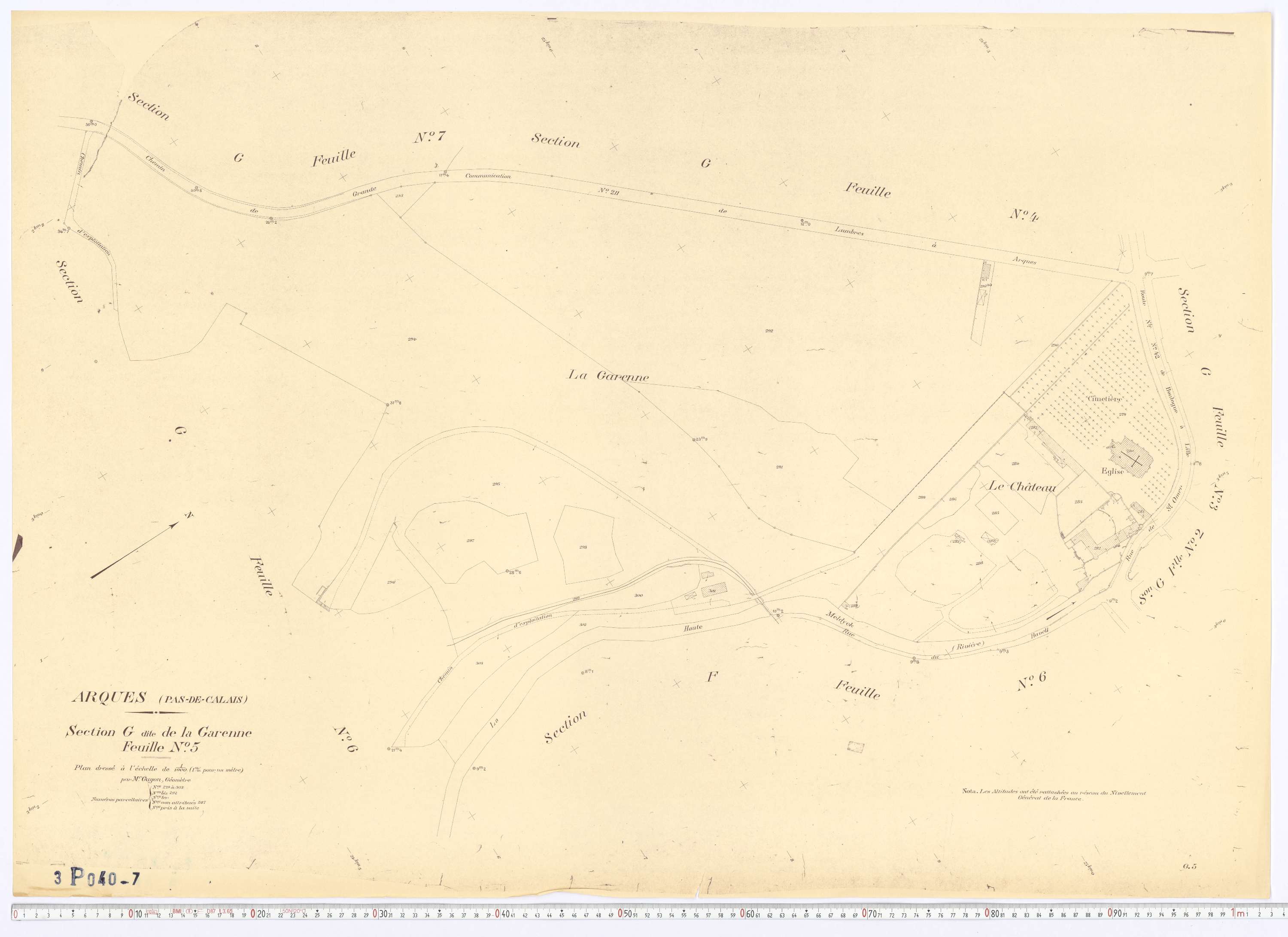 Arques - Section G, feuille 5.