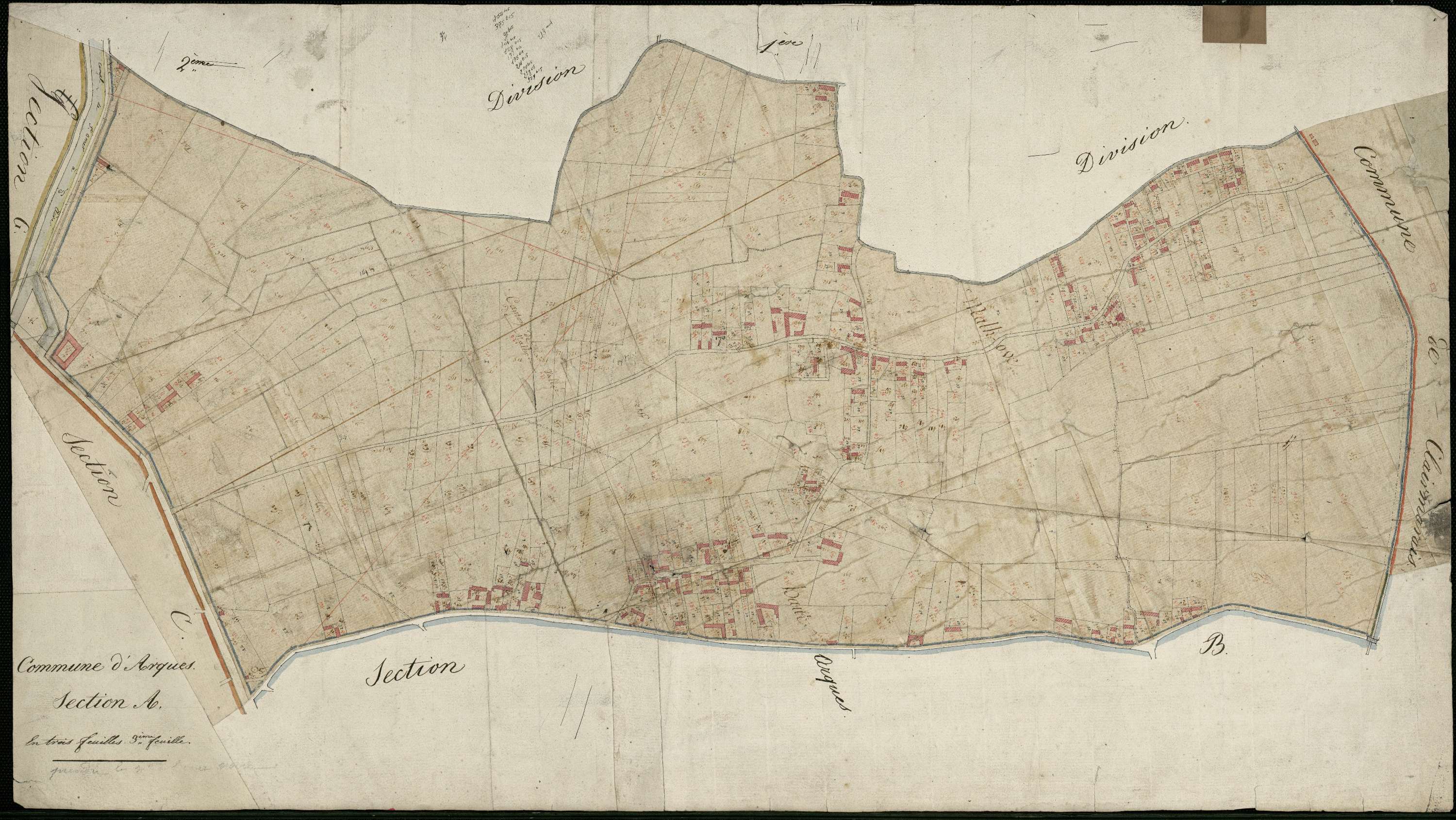 Arques - Section A, 3e feuille