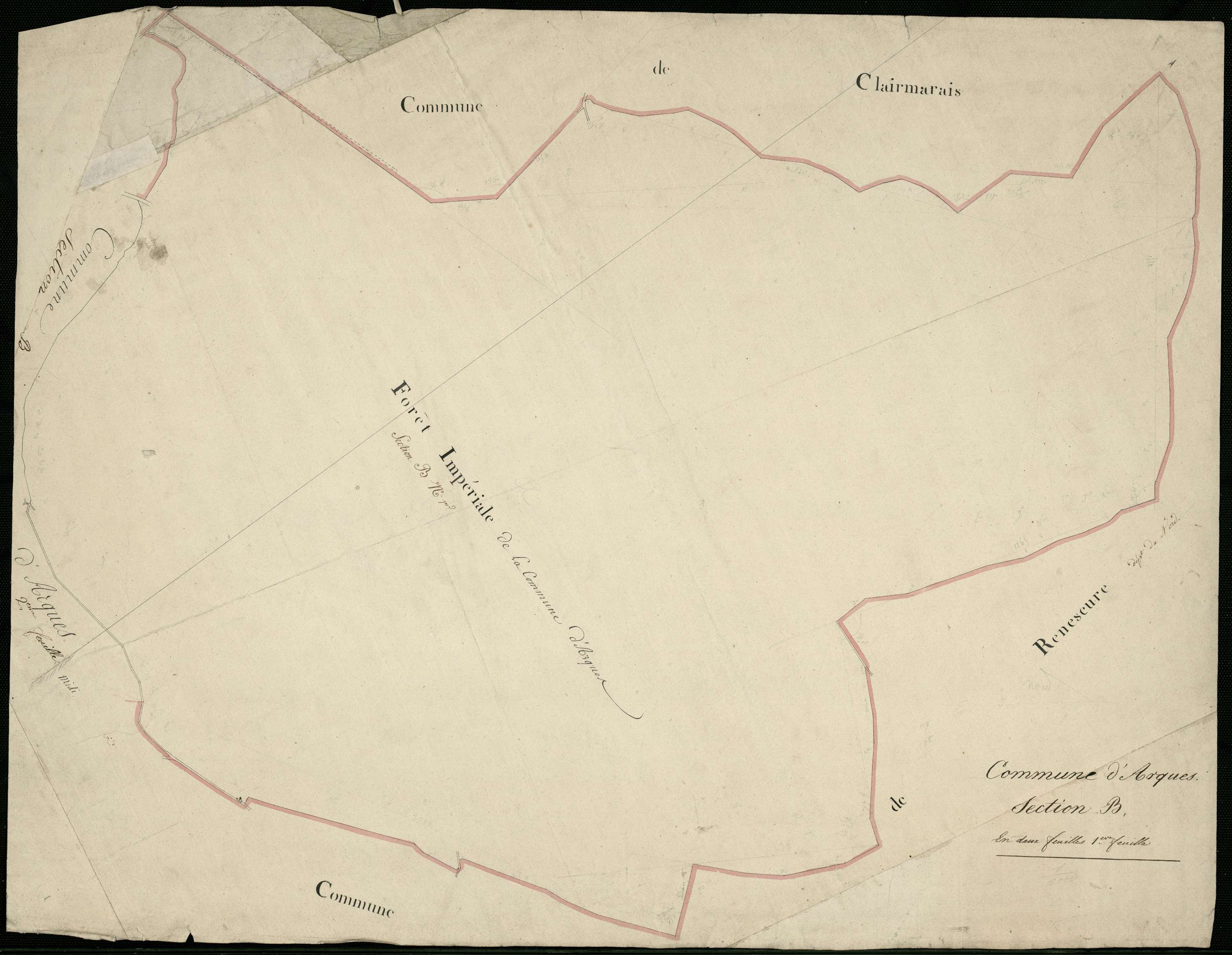 Arques - Section B, 1re feuille