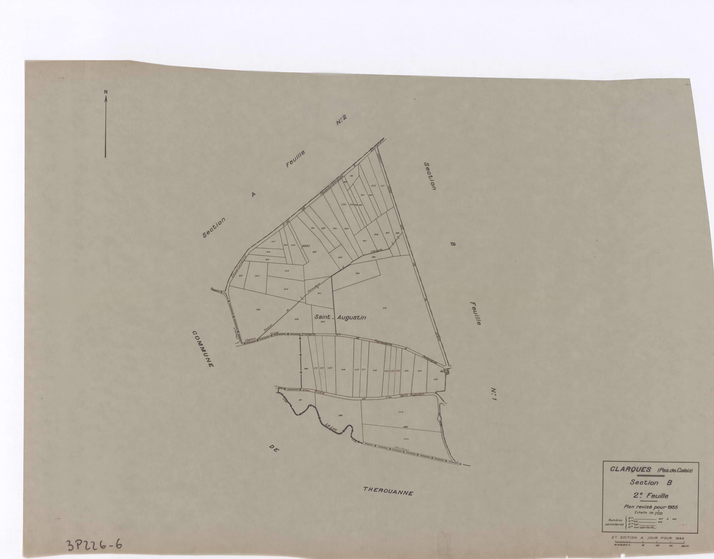 Arques - Section B, feuille 2.