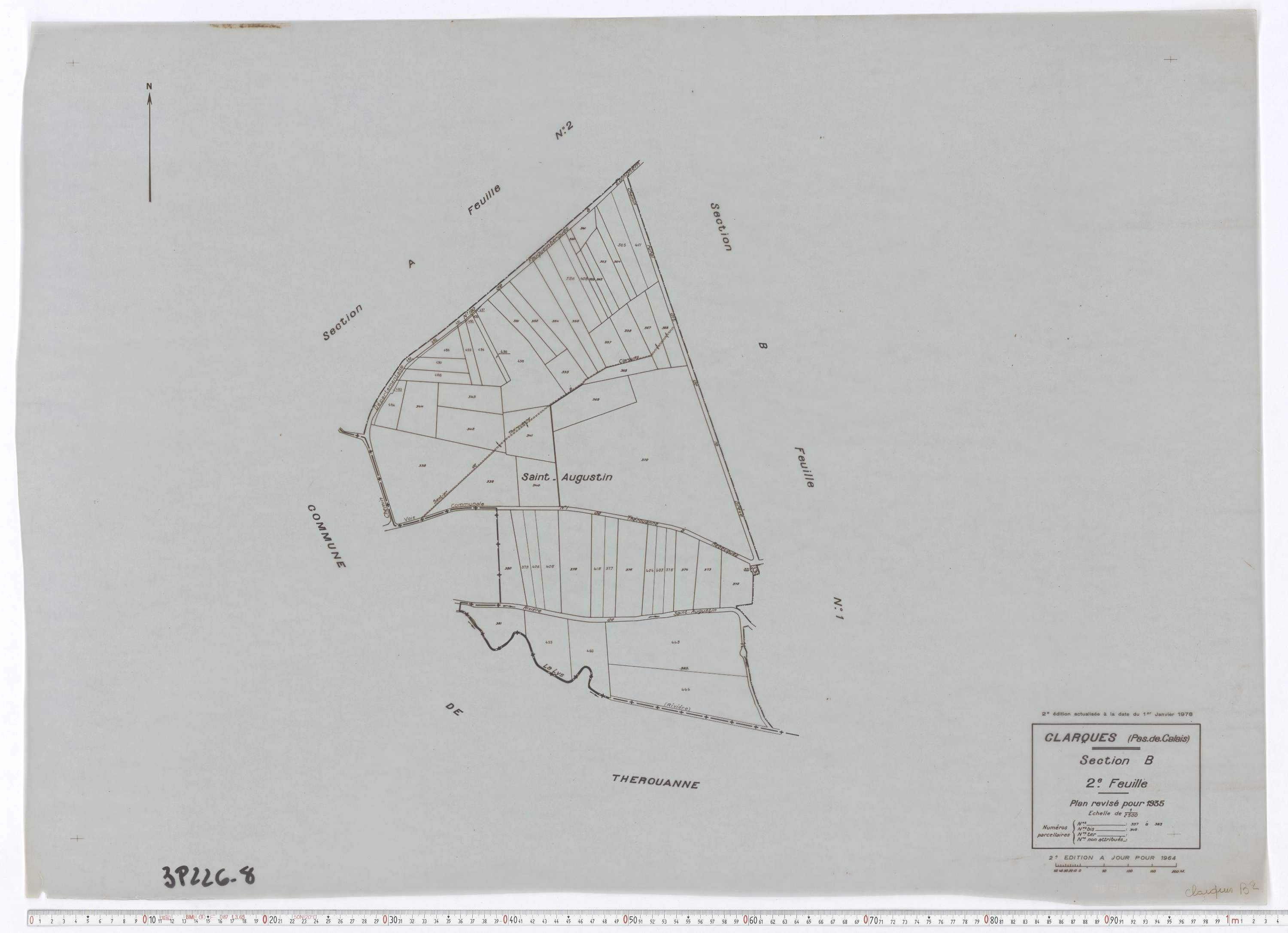 Arques - Section B, feuille 2.