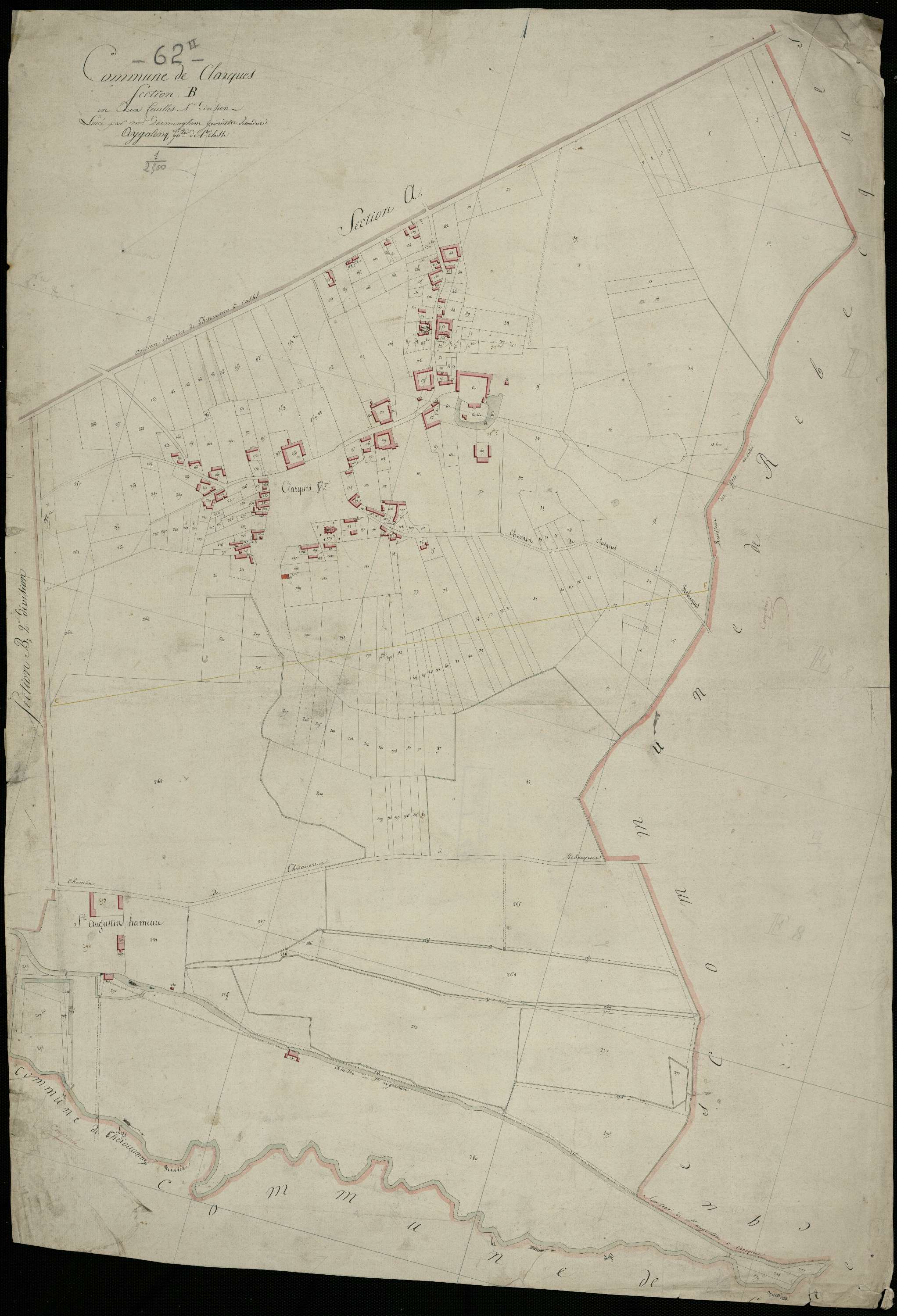 Arques - Section B, 1re feuille