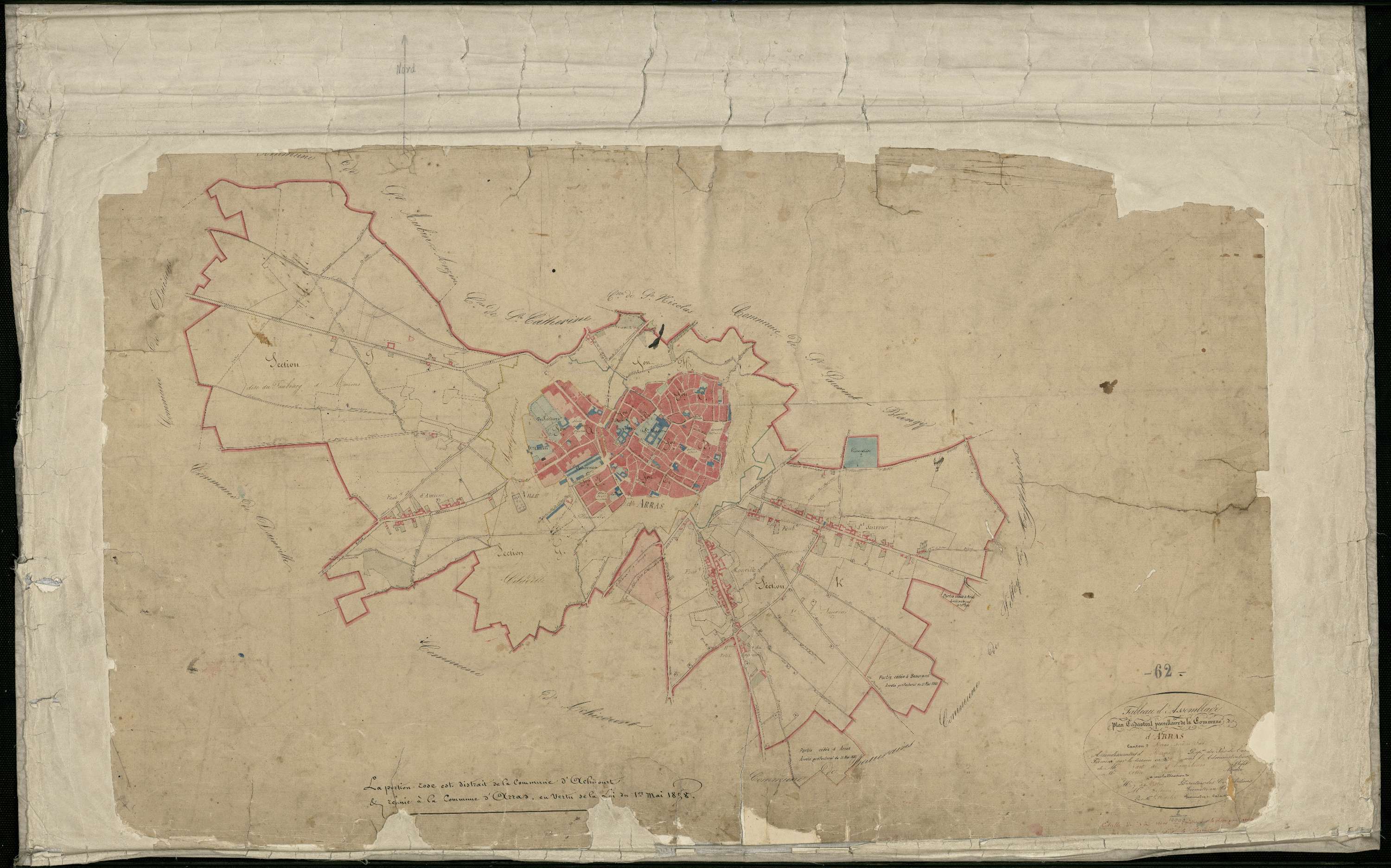 Arras - Tableau d'assemblage