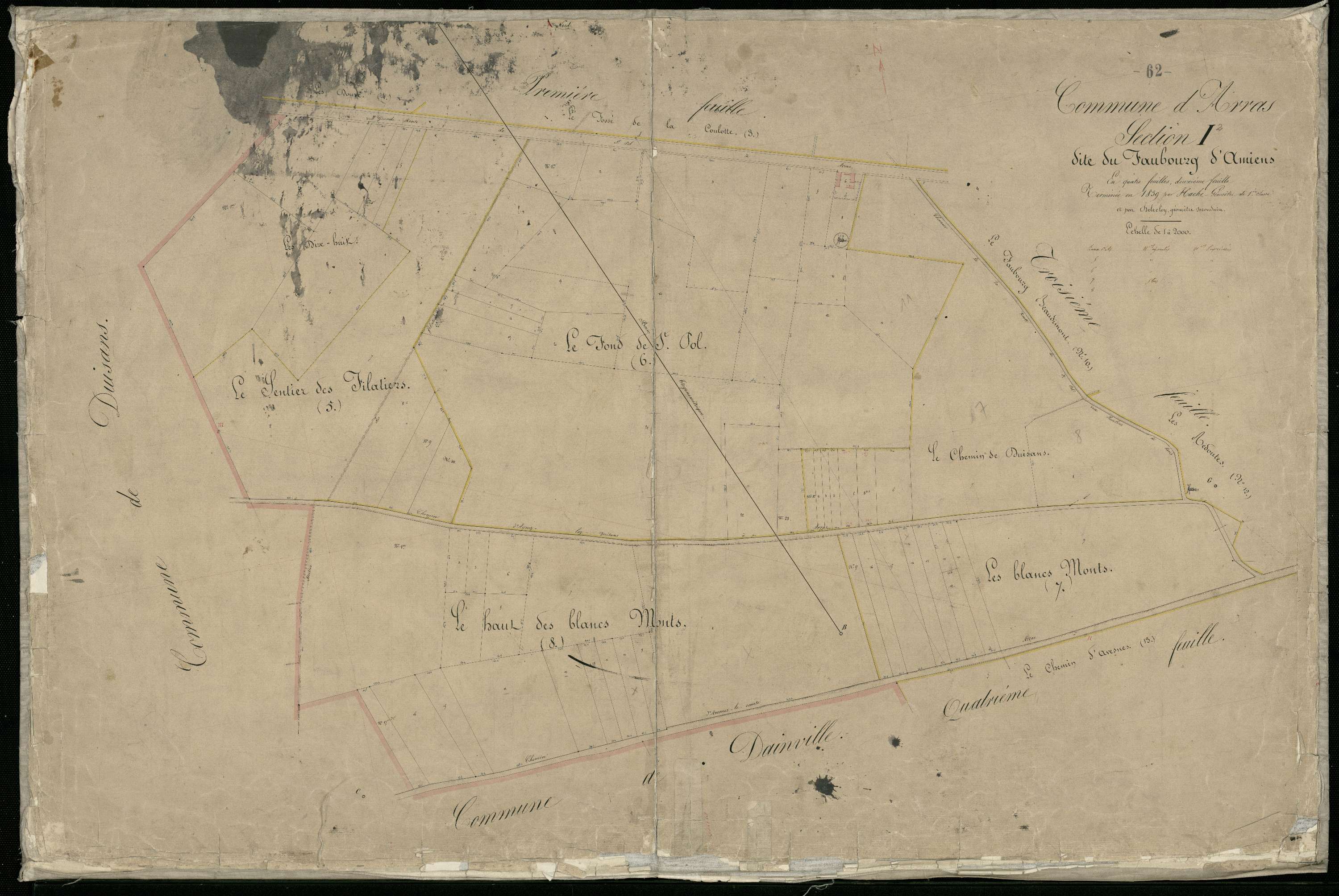 Arras - Section I, 2e feuille