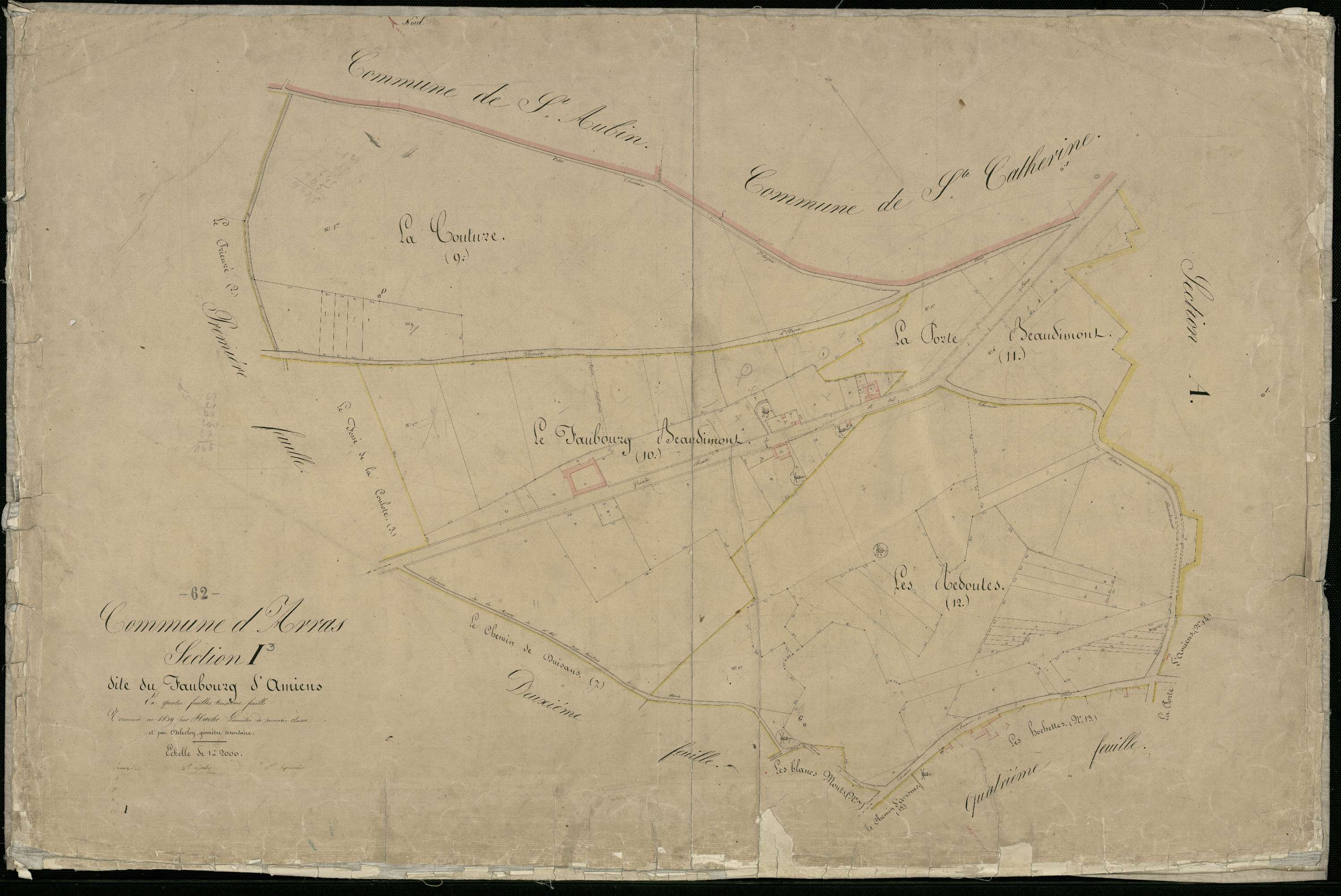 Arras - Section I, 3e feuille
