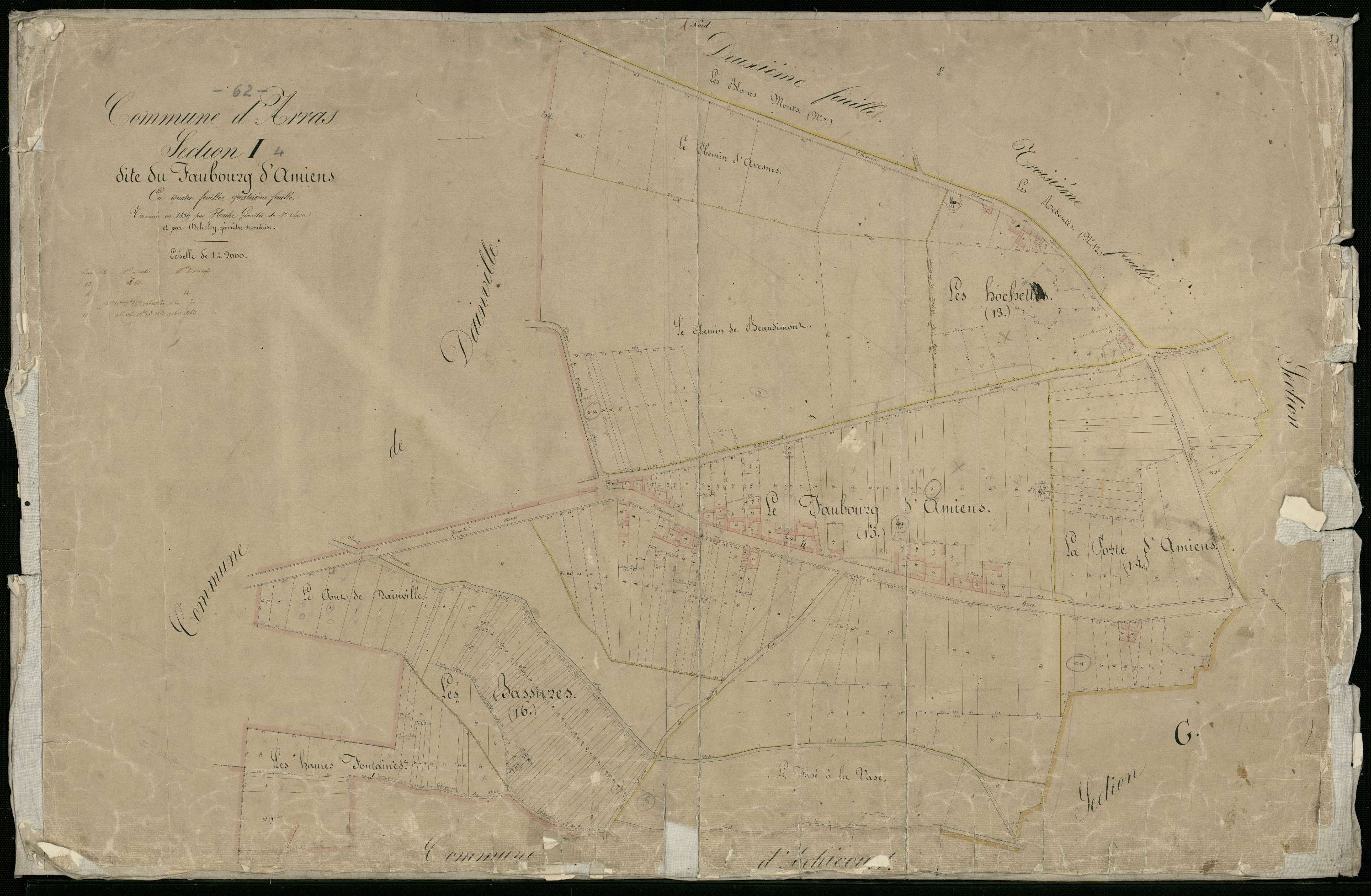 Arras - Section I, 4e feuille