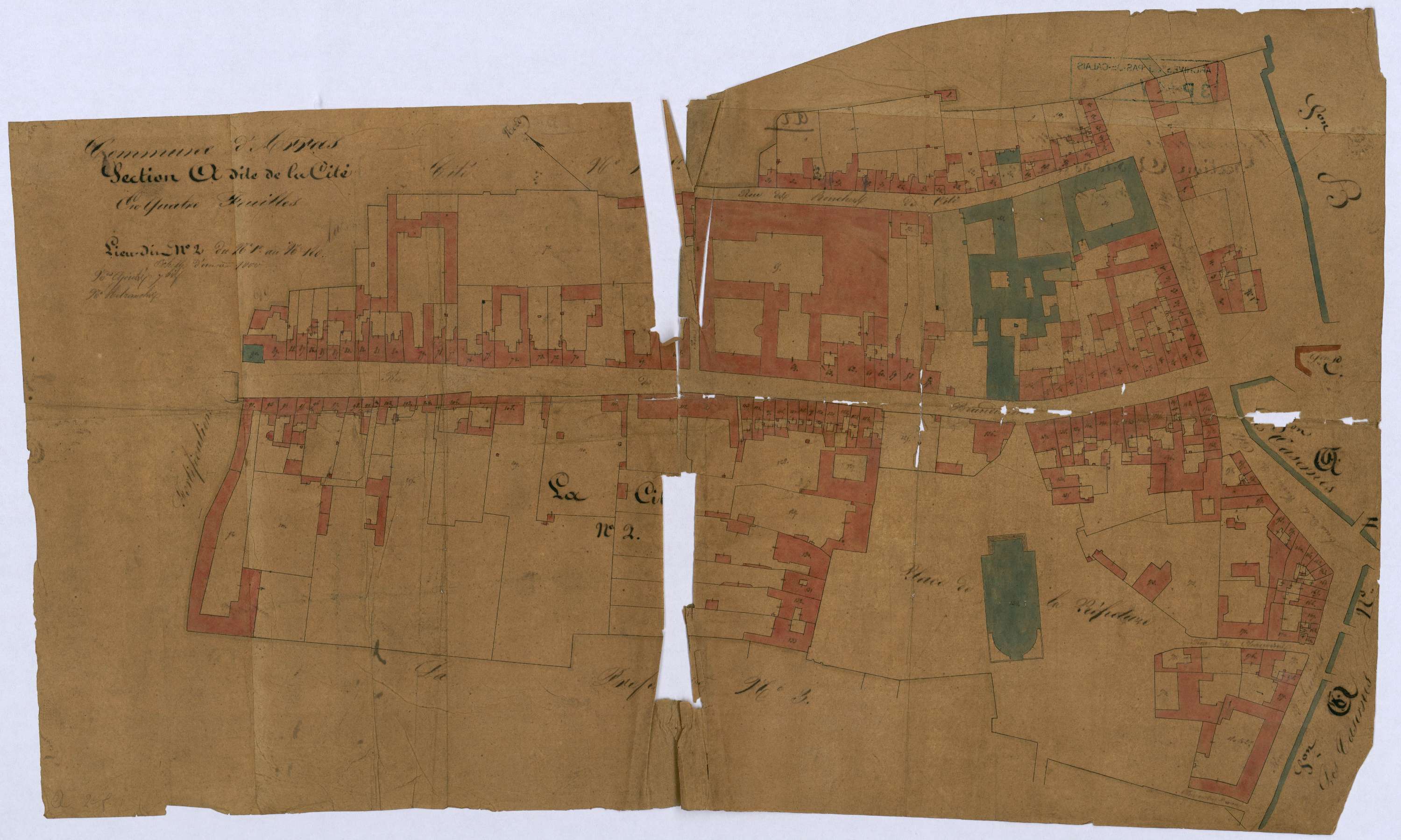 Arras - Section A, 2e feuille