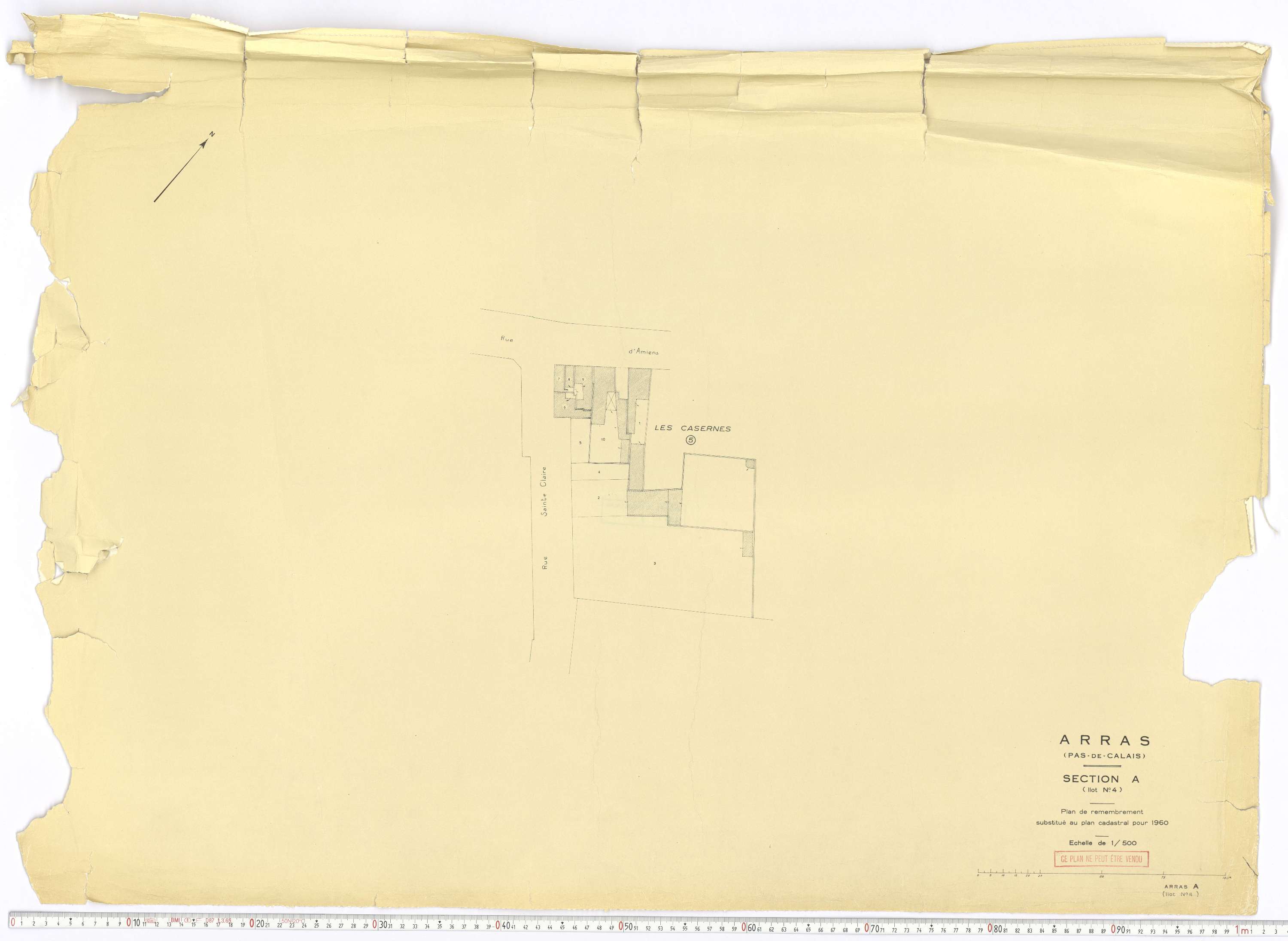 Arras - Section A, feuille 4.