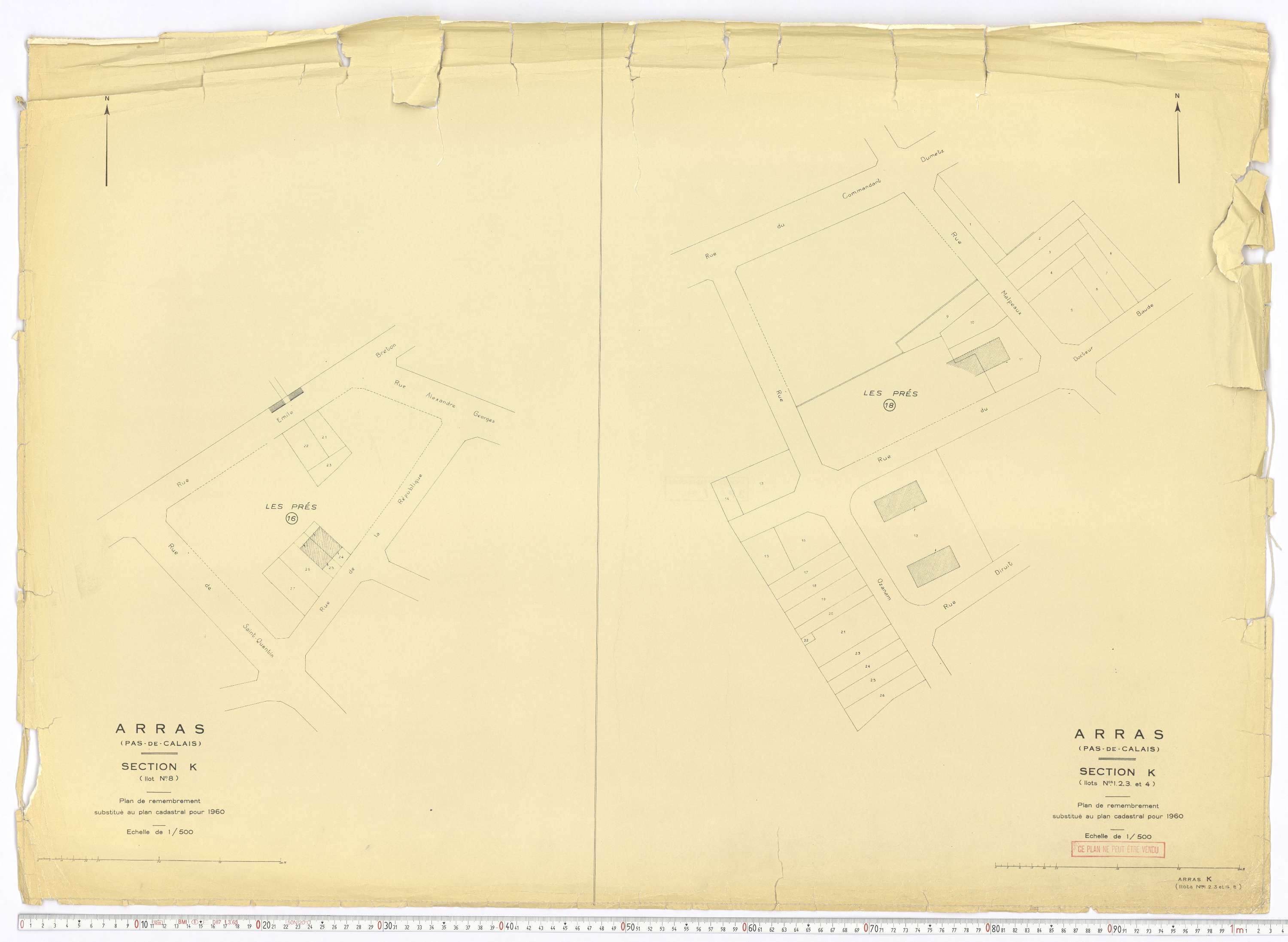 Arras - Section K, feuille 1-4,8.