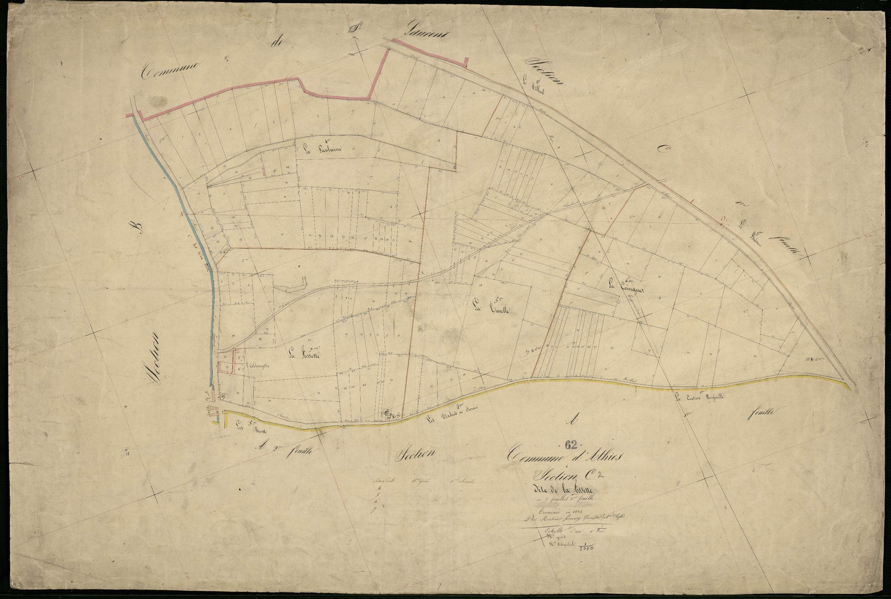 Athies - Section C, 2e feuille