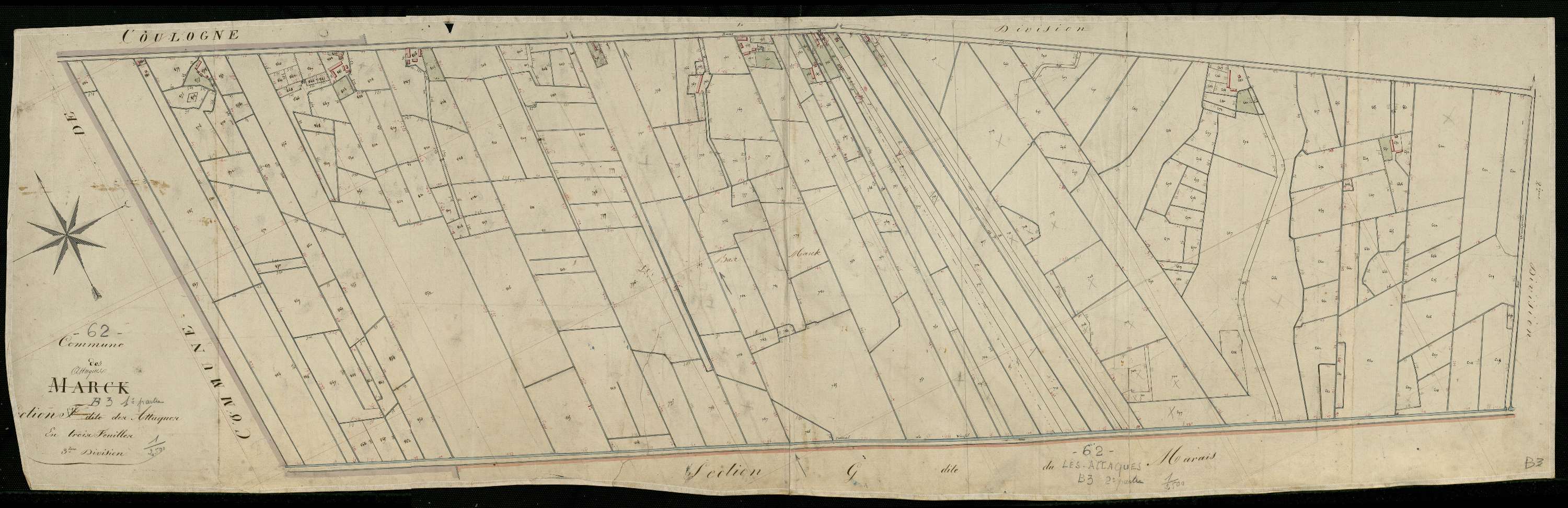 Attaques - Section B, 3e feuille