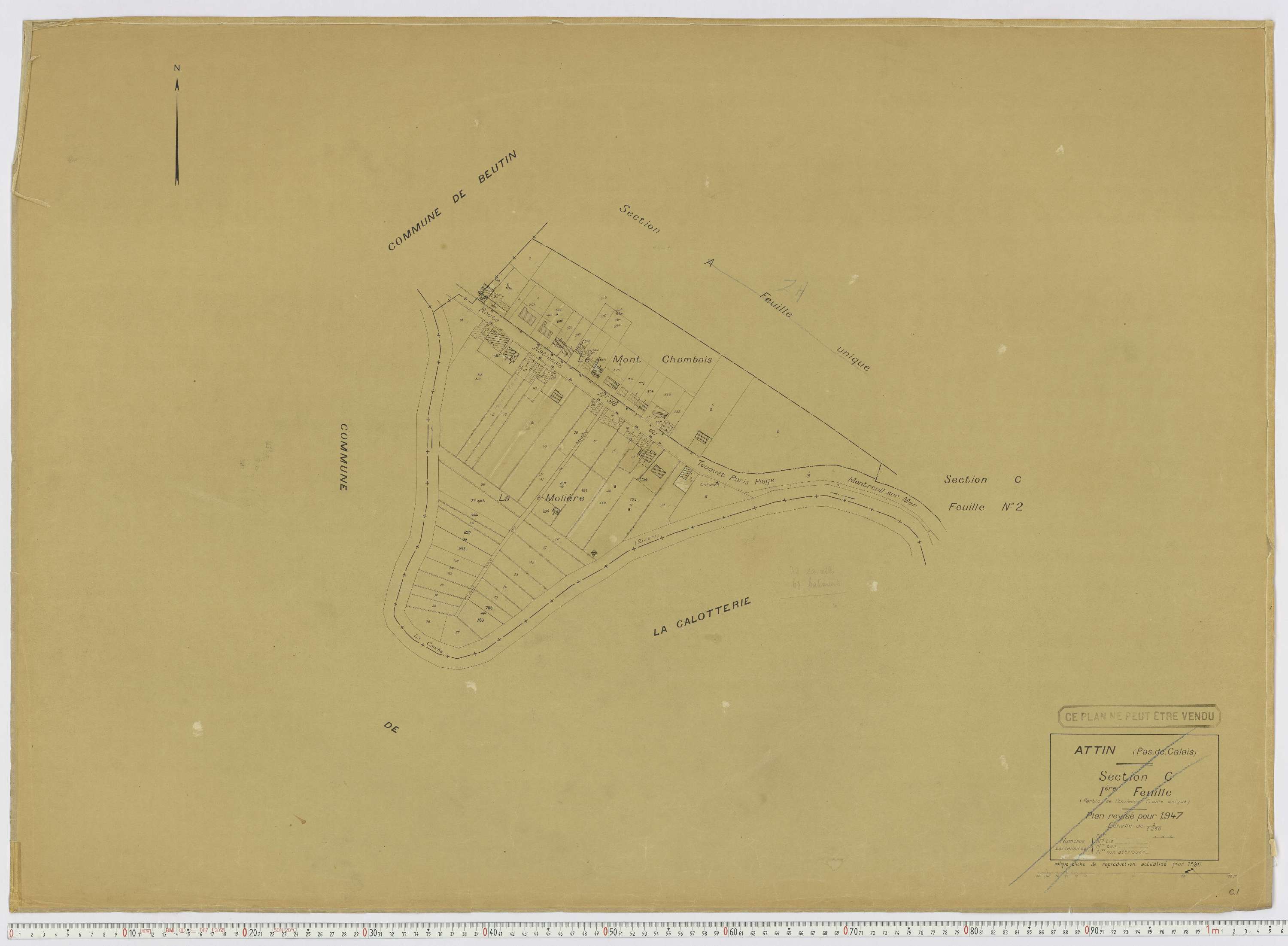 Attin - Section C, feuille 1.